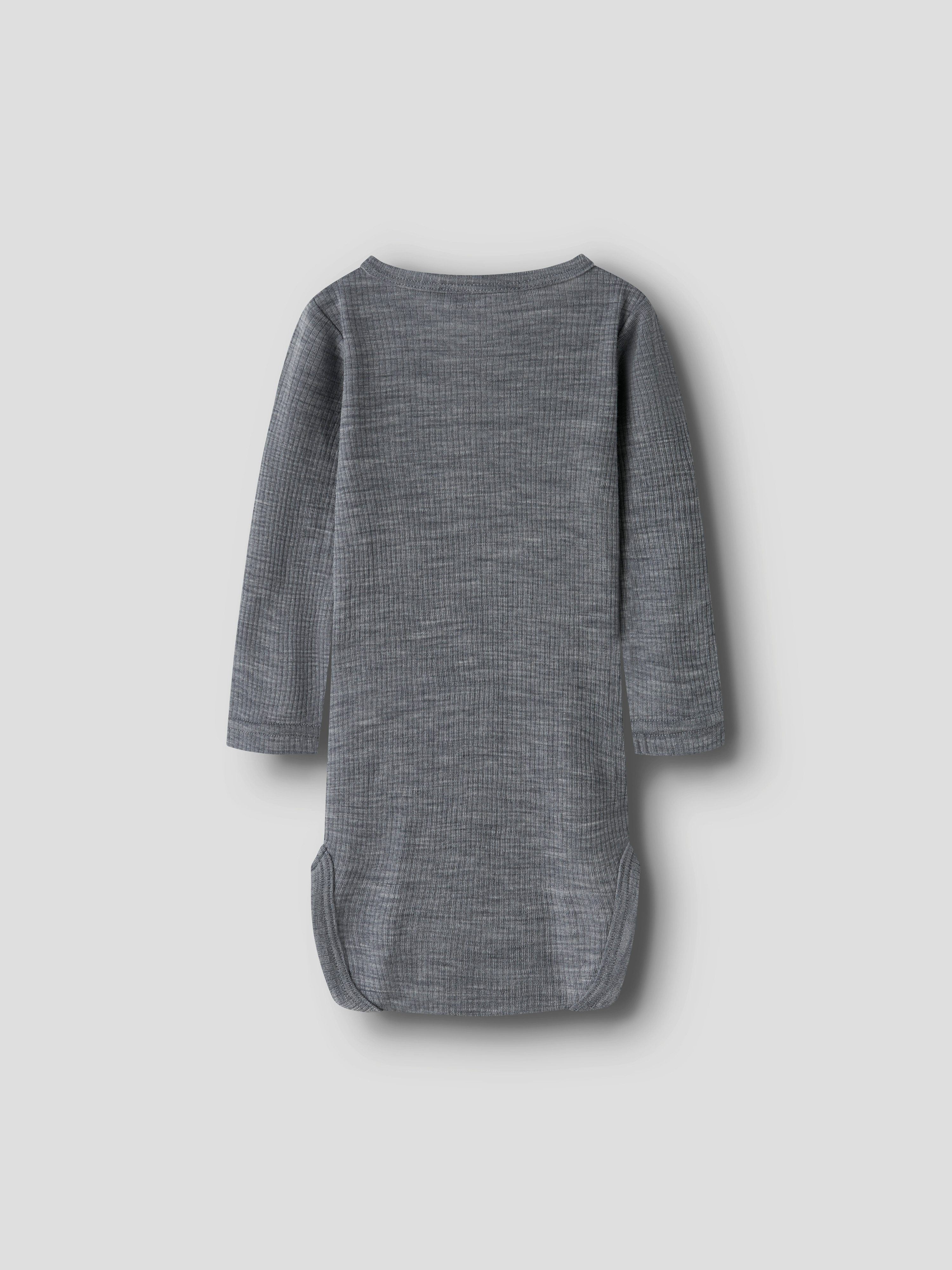 Name It Langarmbody NBNWAX WOOL RIB LS BODY NOOS aus reiner Merinowolle