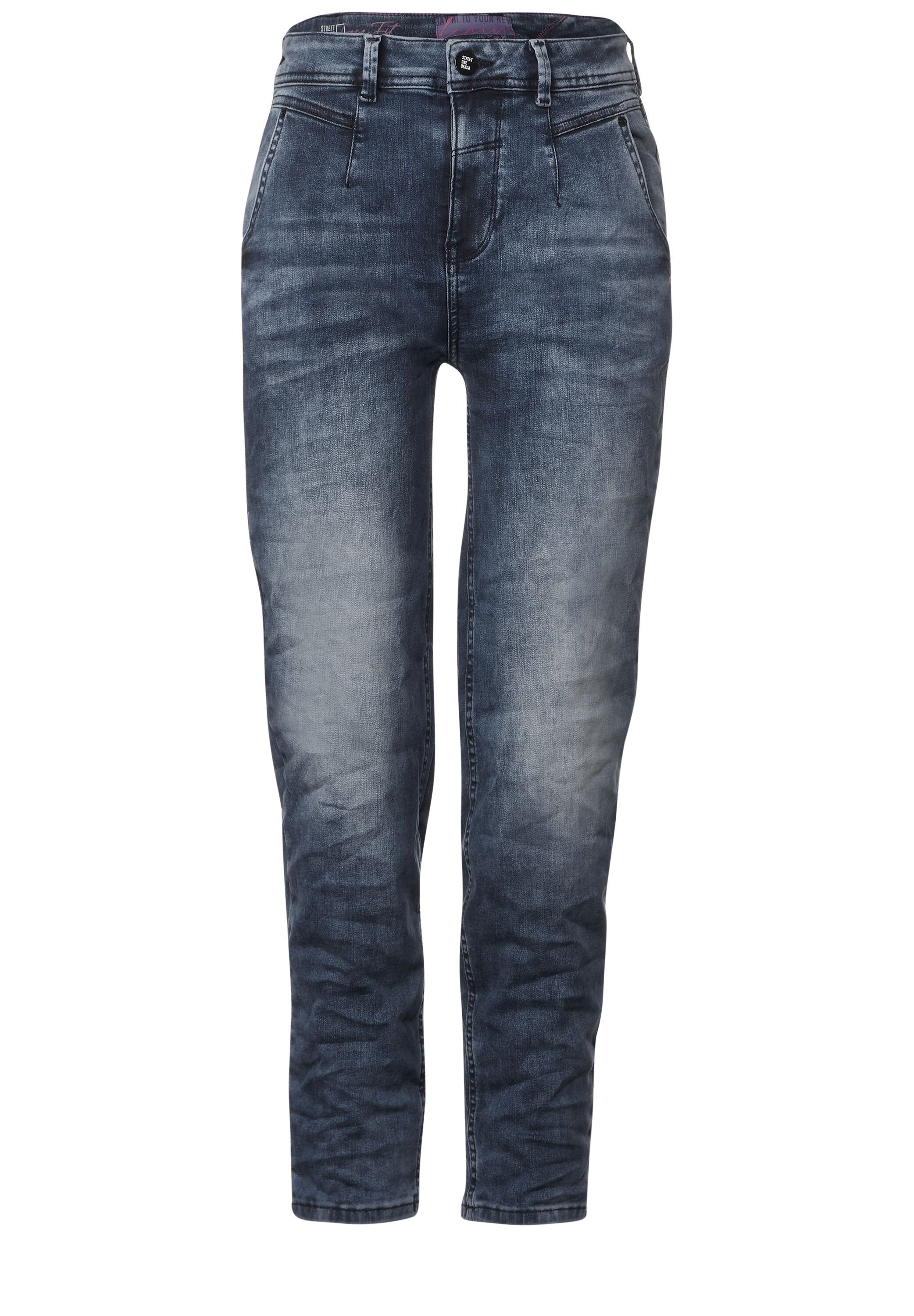 STREET ONE Waist High Loose-fit-Jeans