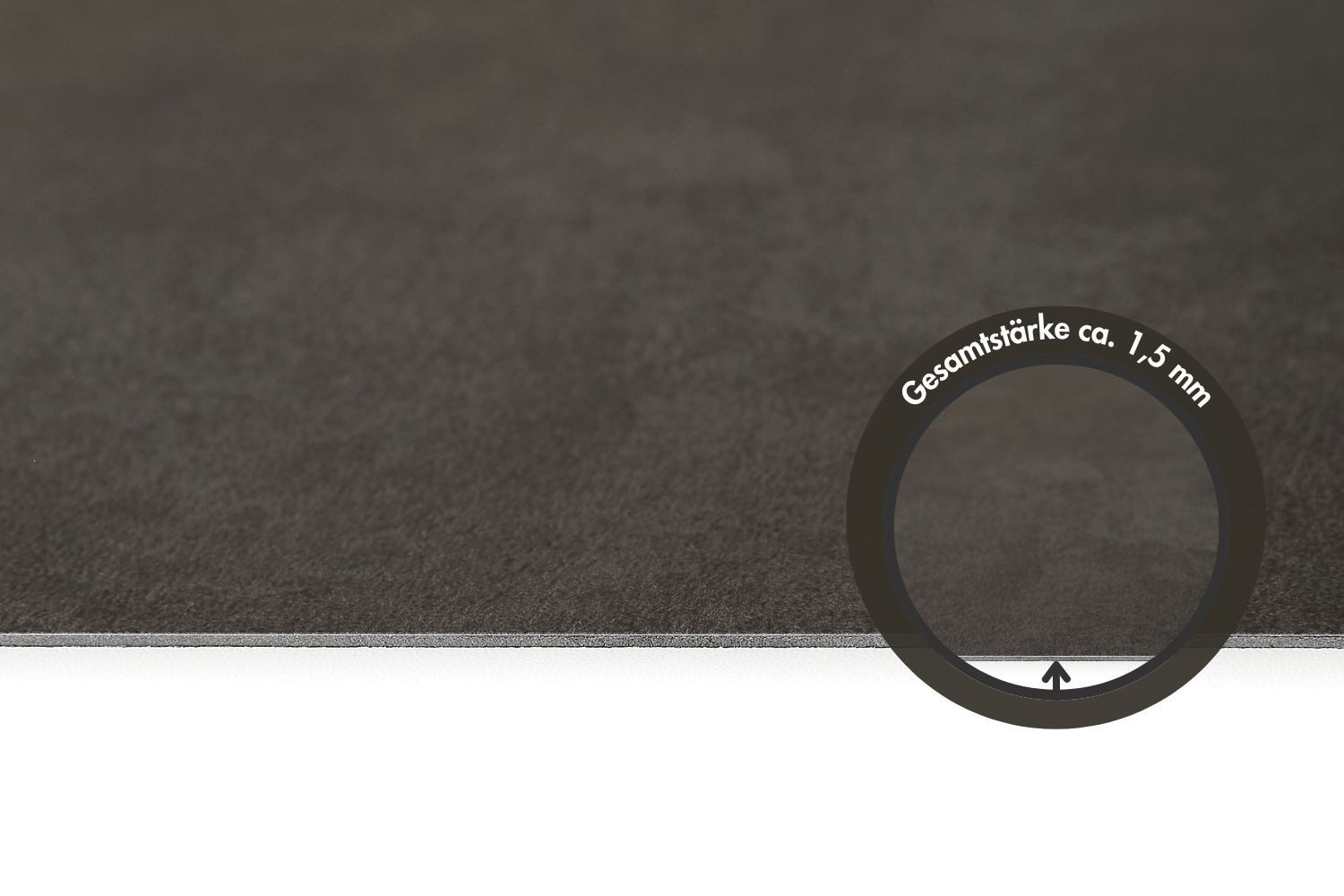 misento Vinylboden selbstklebend in Beton- und Marmoroptik, 24 PVC Fliesen je ca. 60,96 x 30,48 cm, PVC Bodenbelag 4,46 m², für Fußbodenheizung, Badezimmer, Woh – Bild 5 von 5