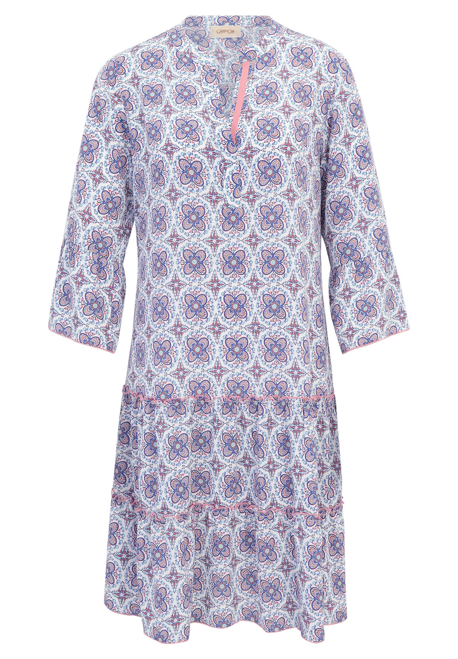 Cartoon Druckkleid Cartoon Casual-Kleid mit Stufen günstig online kaufen