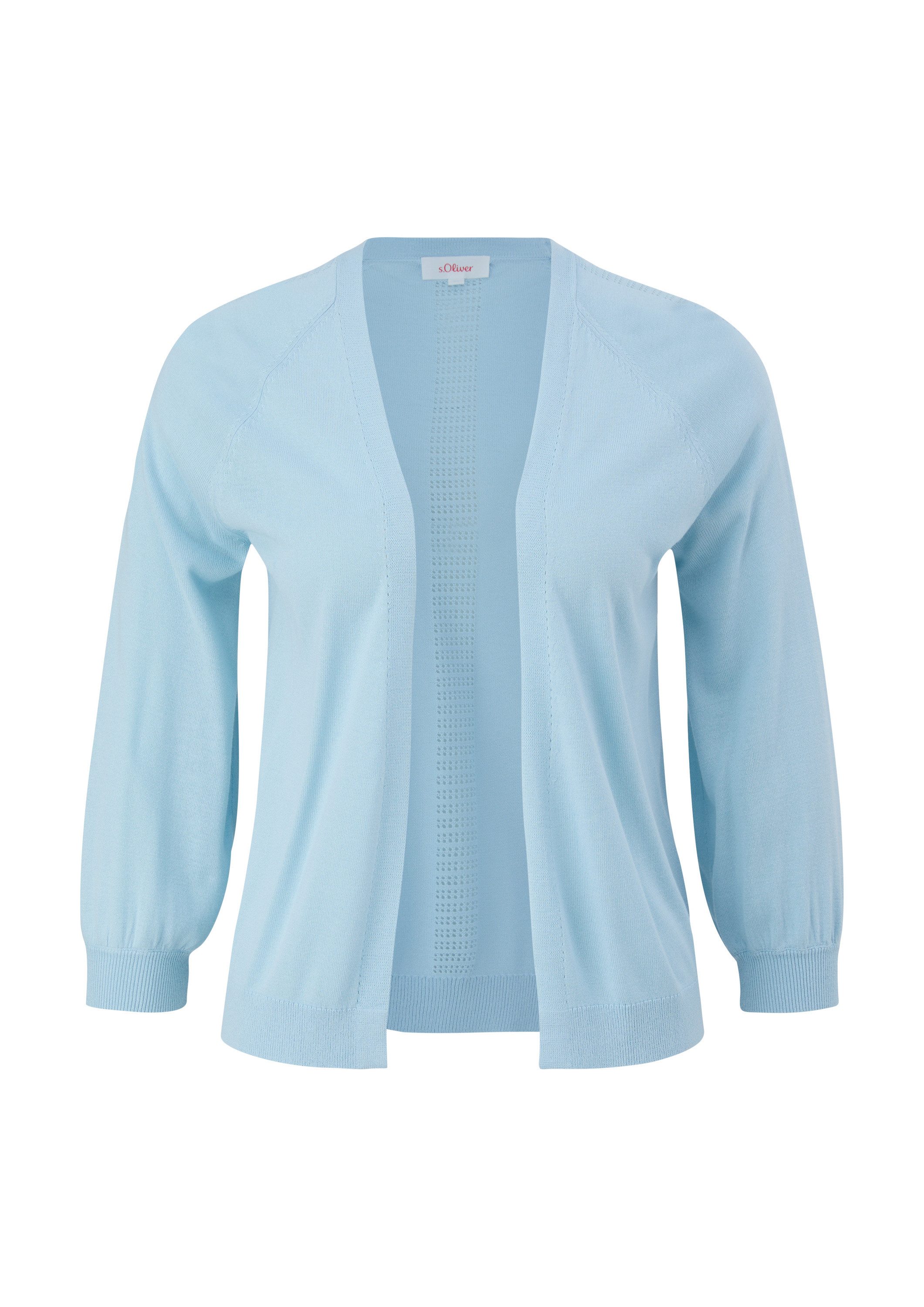 s.Oliver Cardigan Strickjacke Strickjacke aus Viskose