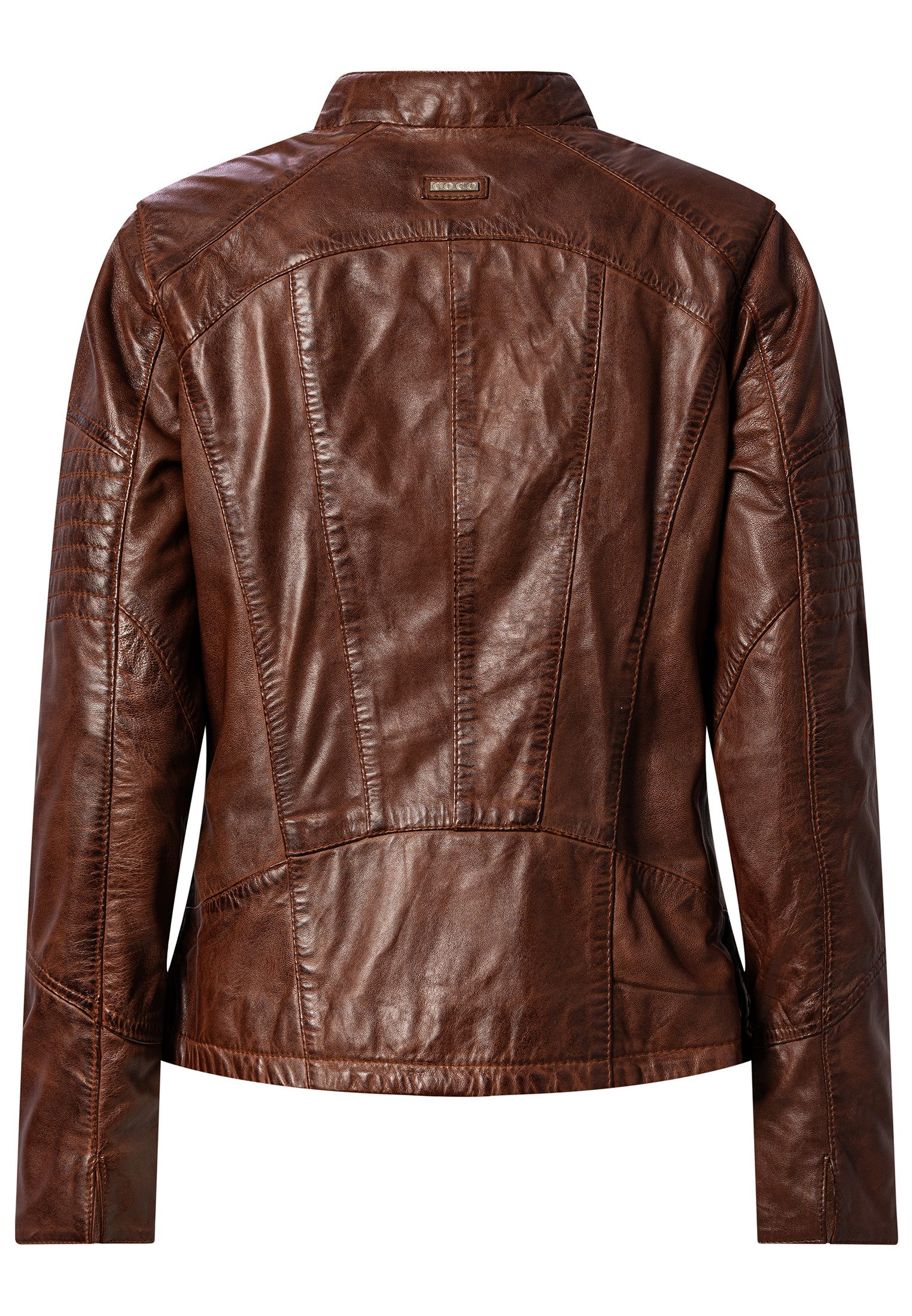 CBL Lederjacke MQ-45015 mit stehkragen