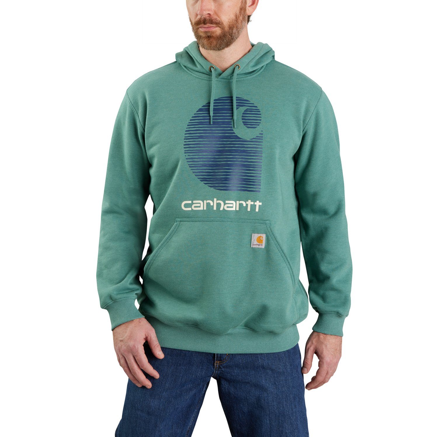 Carhartt Sweatshirt »Carhartt Herren Kapuzenpullover Rain Defender C Logo  Sweat« online kaufen | OTTO