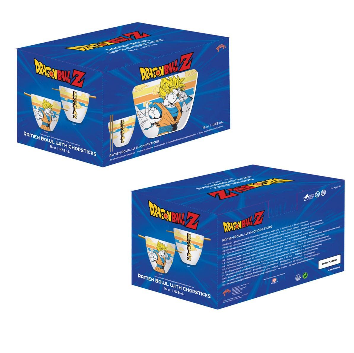 heo Schüssel Dragon Ball Z Ramen-Schüssel mit Stäbchen Goku 473 ml, (1-tlg), offiziell lizensiert