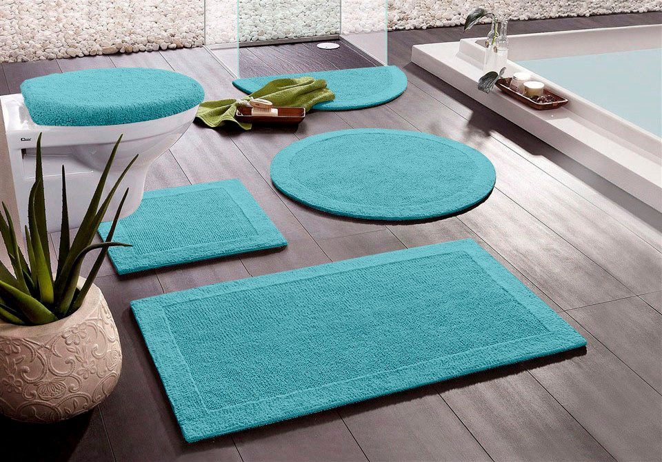 my home Badematte Kapra, Badvorleger, Badezimmer Teppich, Höhe 14 mm, beids günstig online kaufen