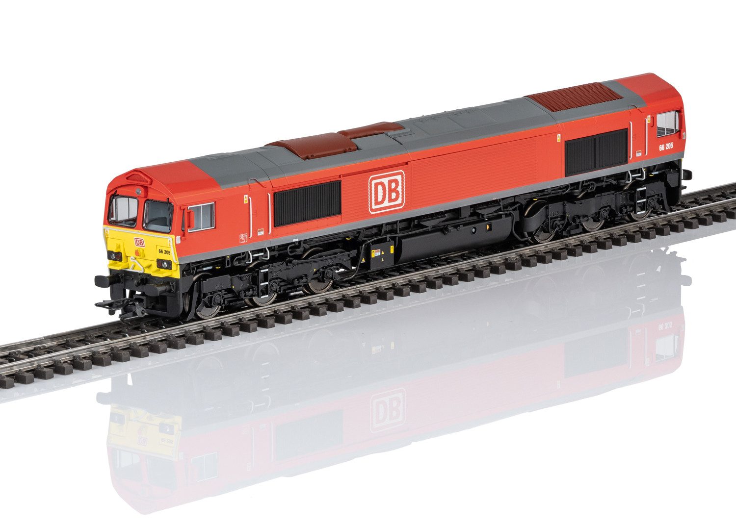 Märklin Diesellokomotive Diesellok Class 66 DB AG - 39076, Spur H0, mit Licht- und Geräuschfunktionen