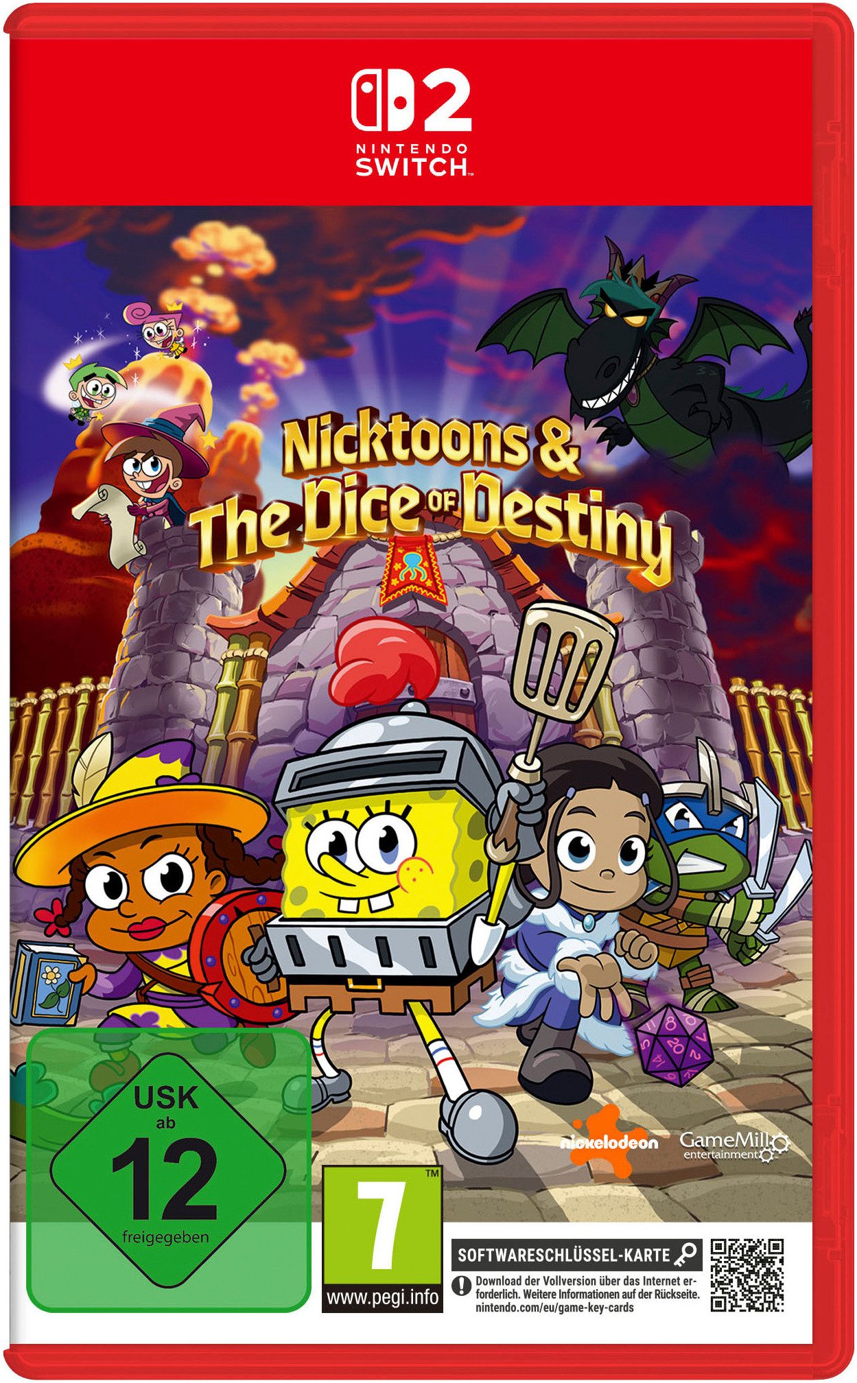 Nicktoons & The Dice of Destiny (Game-Key-Card) - [Nintendo Switch2] Nintendo Switch 2
