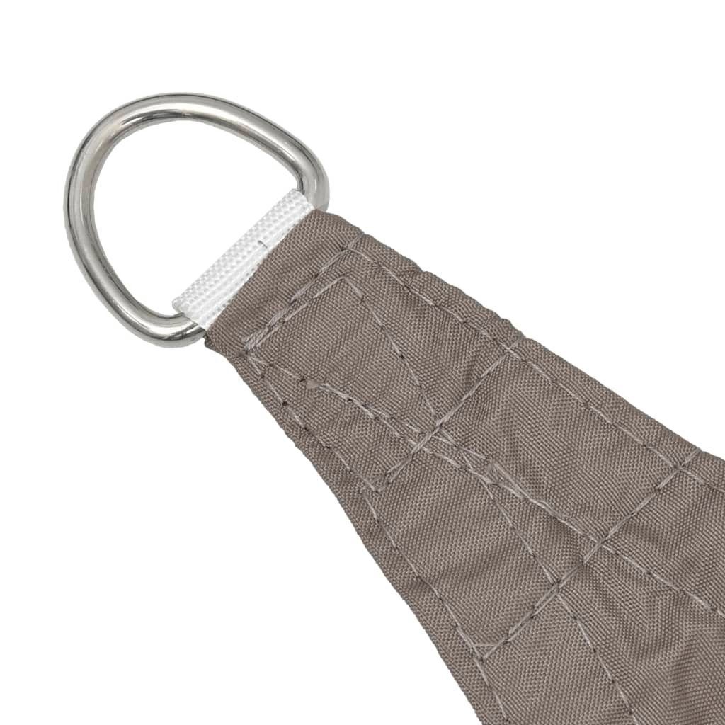 vidaXL Sonnensegel 6 x 8 m Sonnensegel Oxford-Gewebe Rechteckig 6x8 m Taupe Beschattung