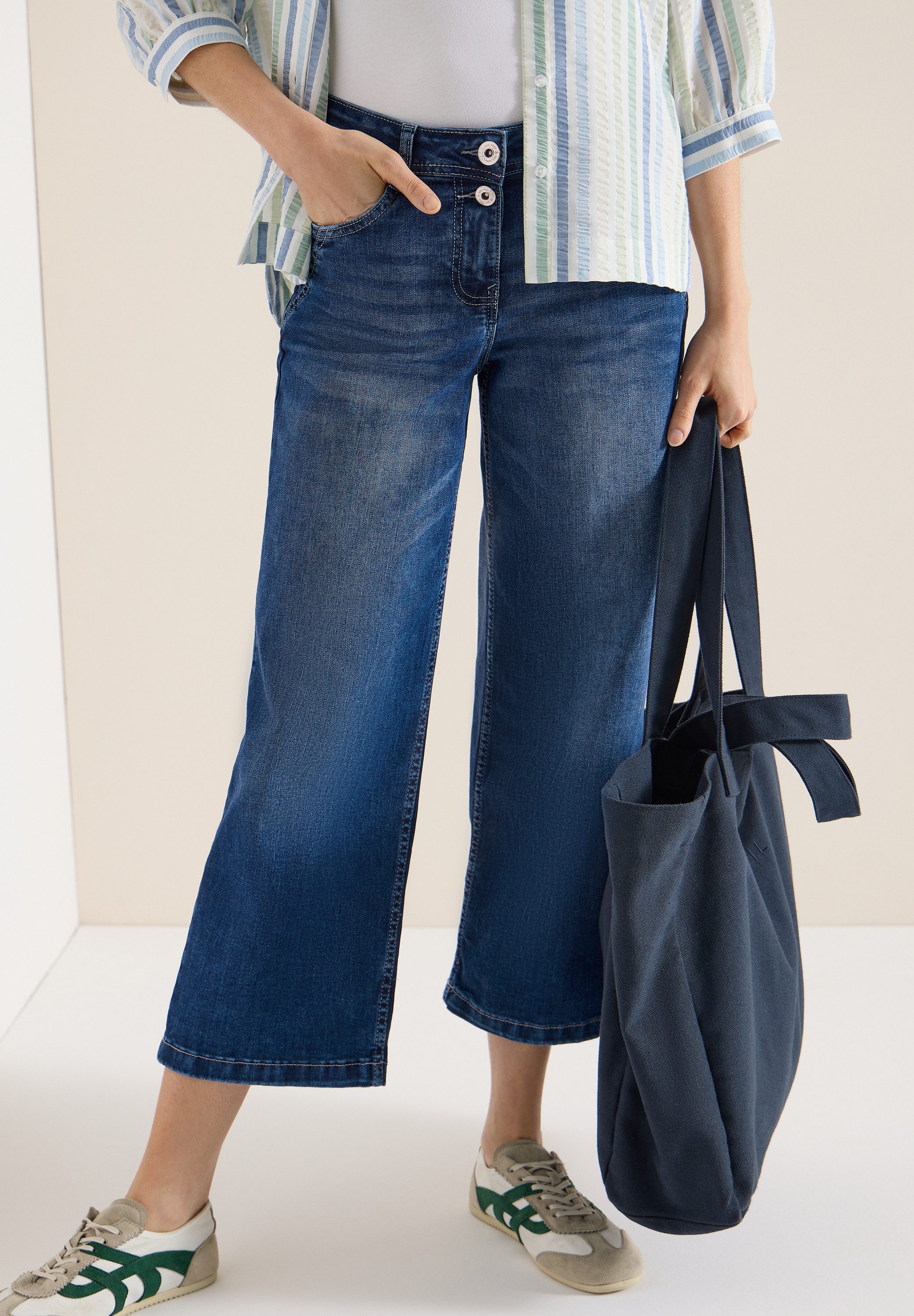 CECIL Loose-fit-Jeans Style Neele mit Stretch