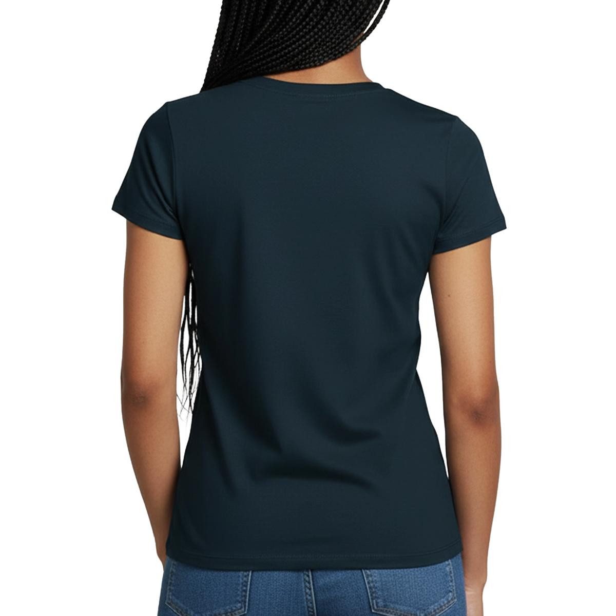 Spreadshirt T-Shirt Weihnachten Rudolph Das Rentier Geschenk Frauen T-Shirt (1-tlg)