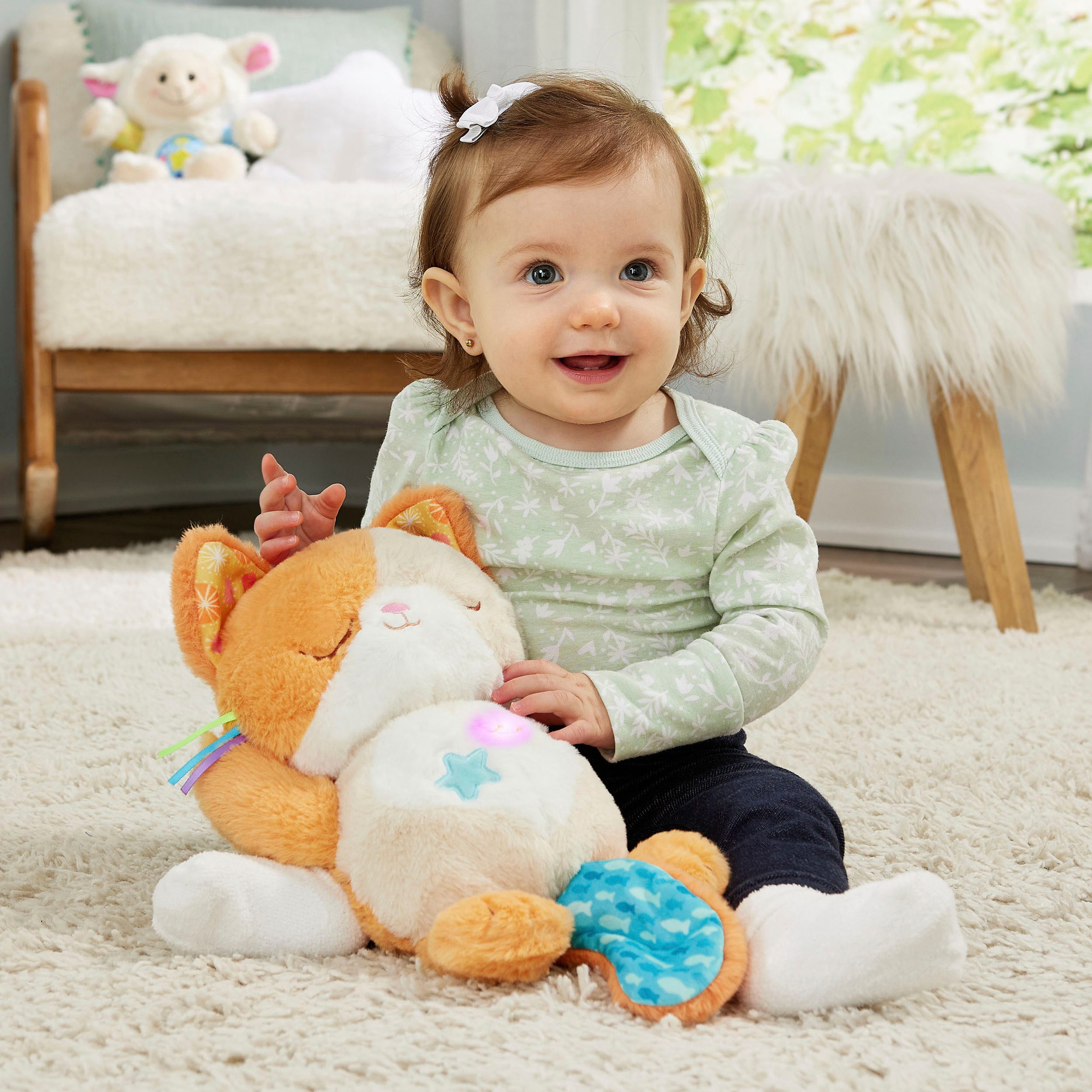 Vtech® Kuscheltier Vtech Baby, Schlummer-Kätzchen, mit Licht- und Soundeffekt