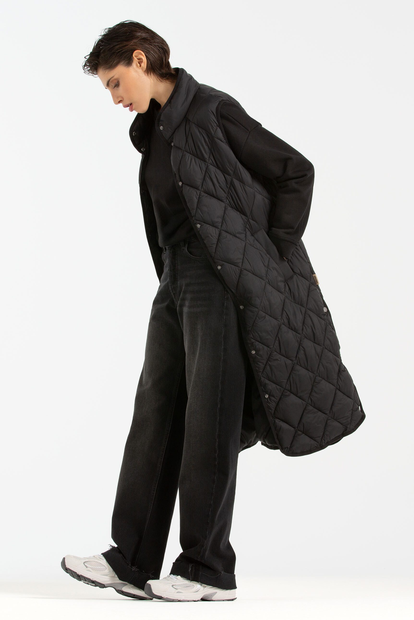 SENSES.THE LABEL Longweste mit Schlitze an den Seiten