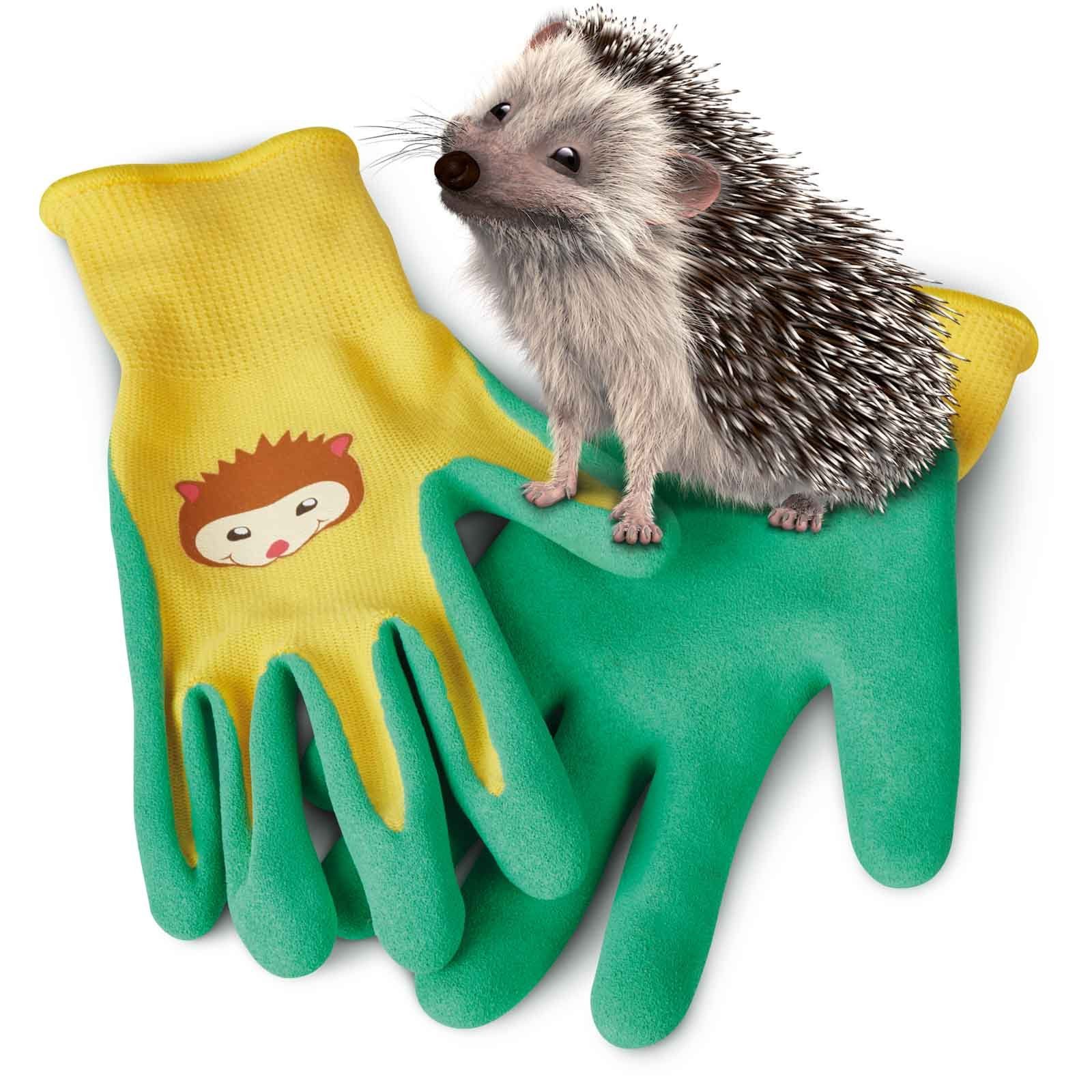 Hände kleine Gartenzwerg, zum SPONTEX Nitril-Handschuhe Kinderhandschuhe (Spar-Set) für Spielen, Spontex