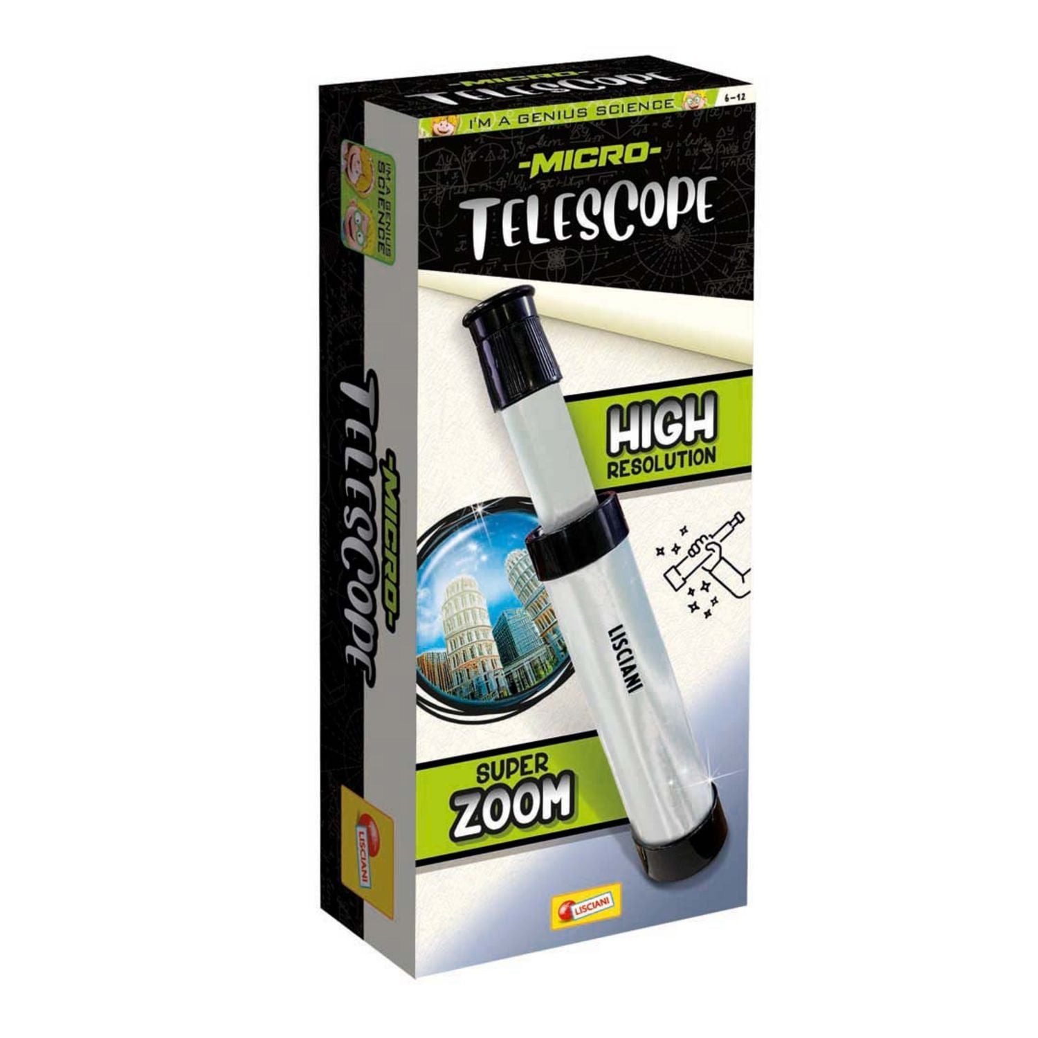 I'm a Genius Micro-Telescope in Display 12 Konstruktions-Spielset