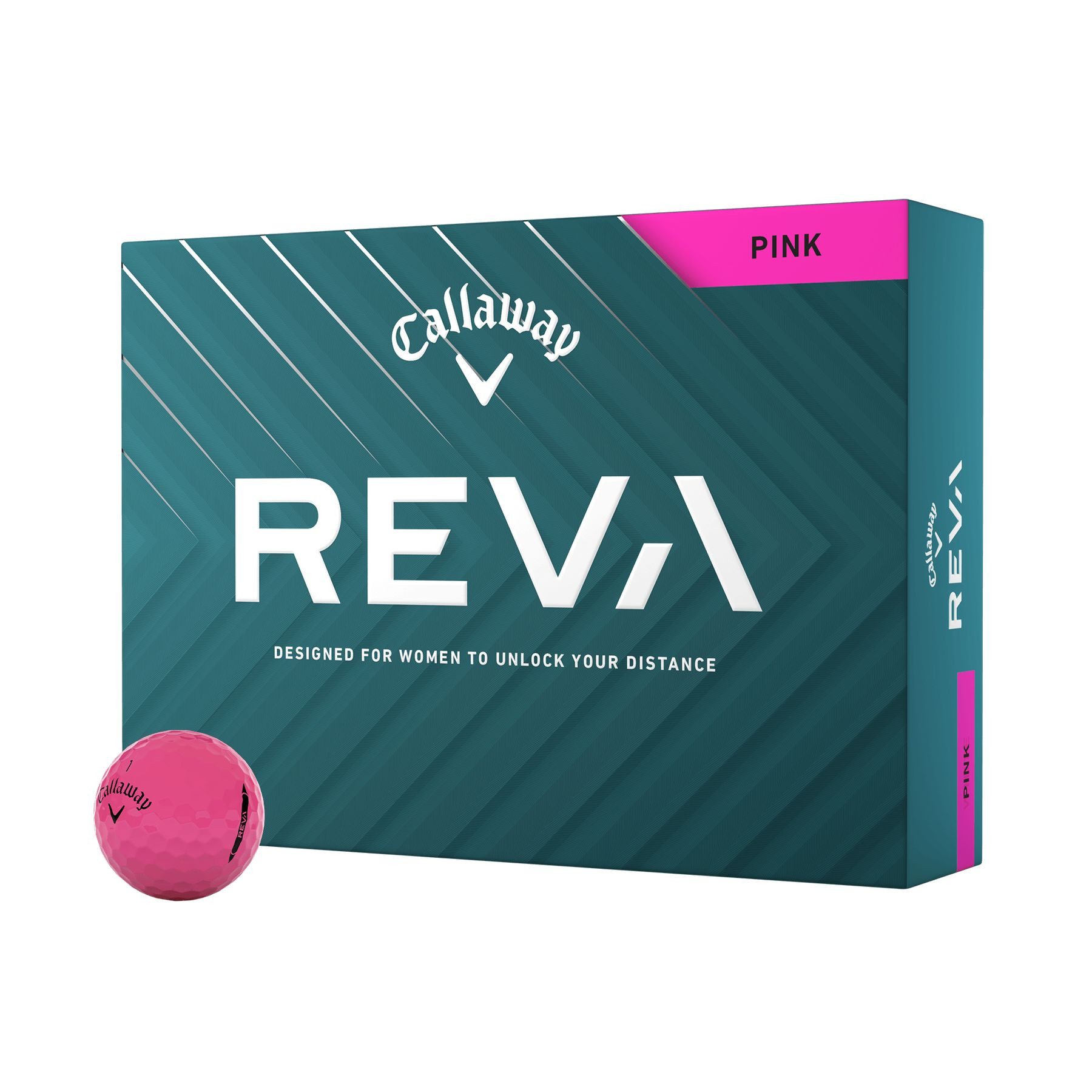 Callaway Golfball Callaway REVA Golfbälle – Maximale Länge, gerader Ballflug und hohe