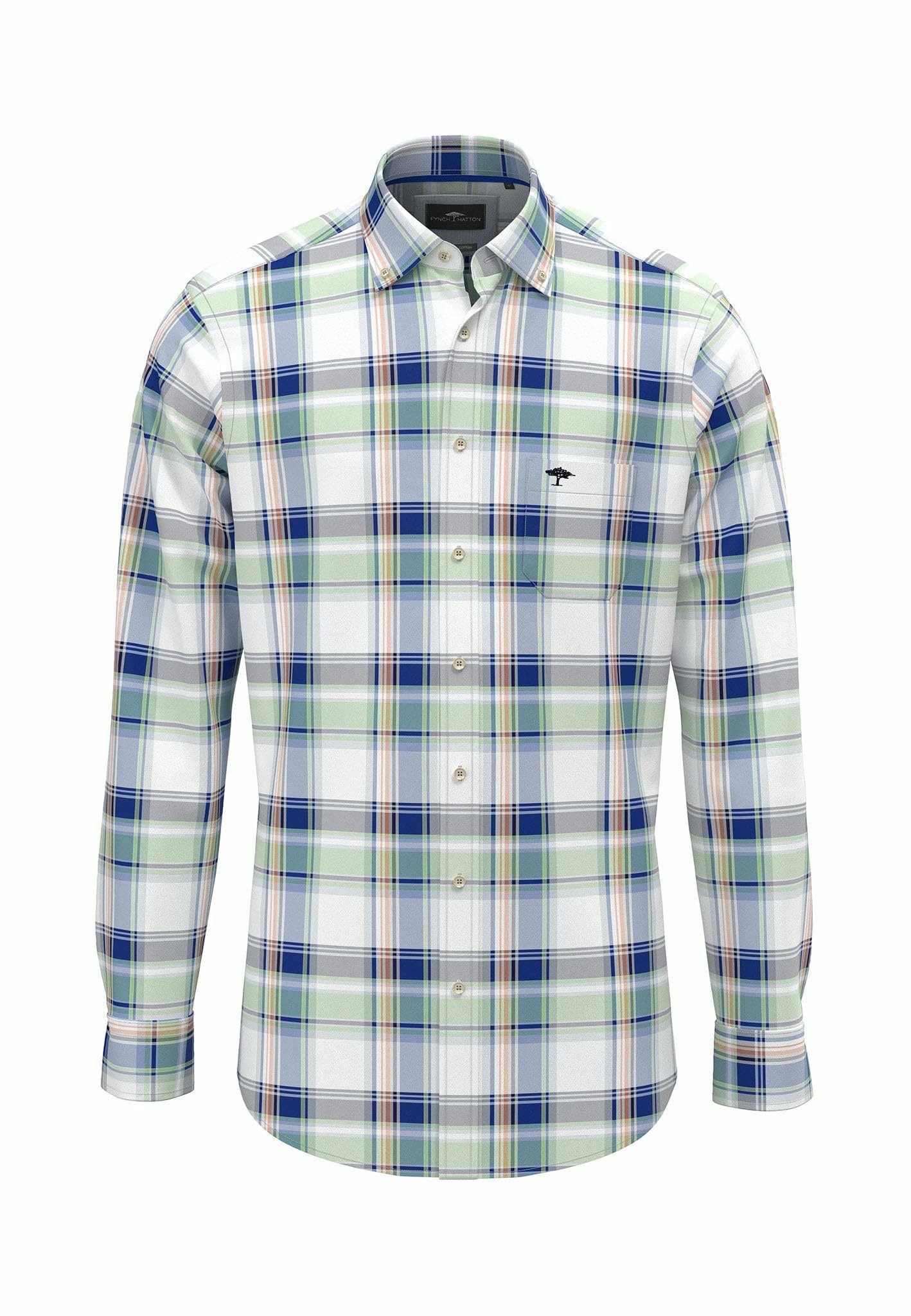 FYNCH-HATTON Kurzarmshirt Langarm FreizeitHemd für Herren (1-tlg., keine Angabe)