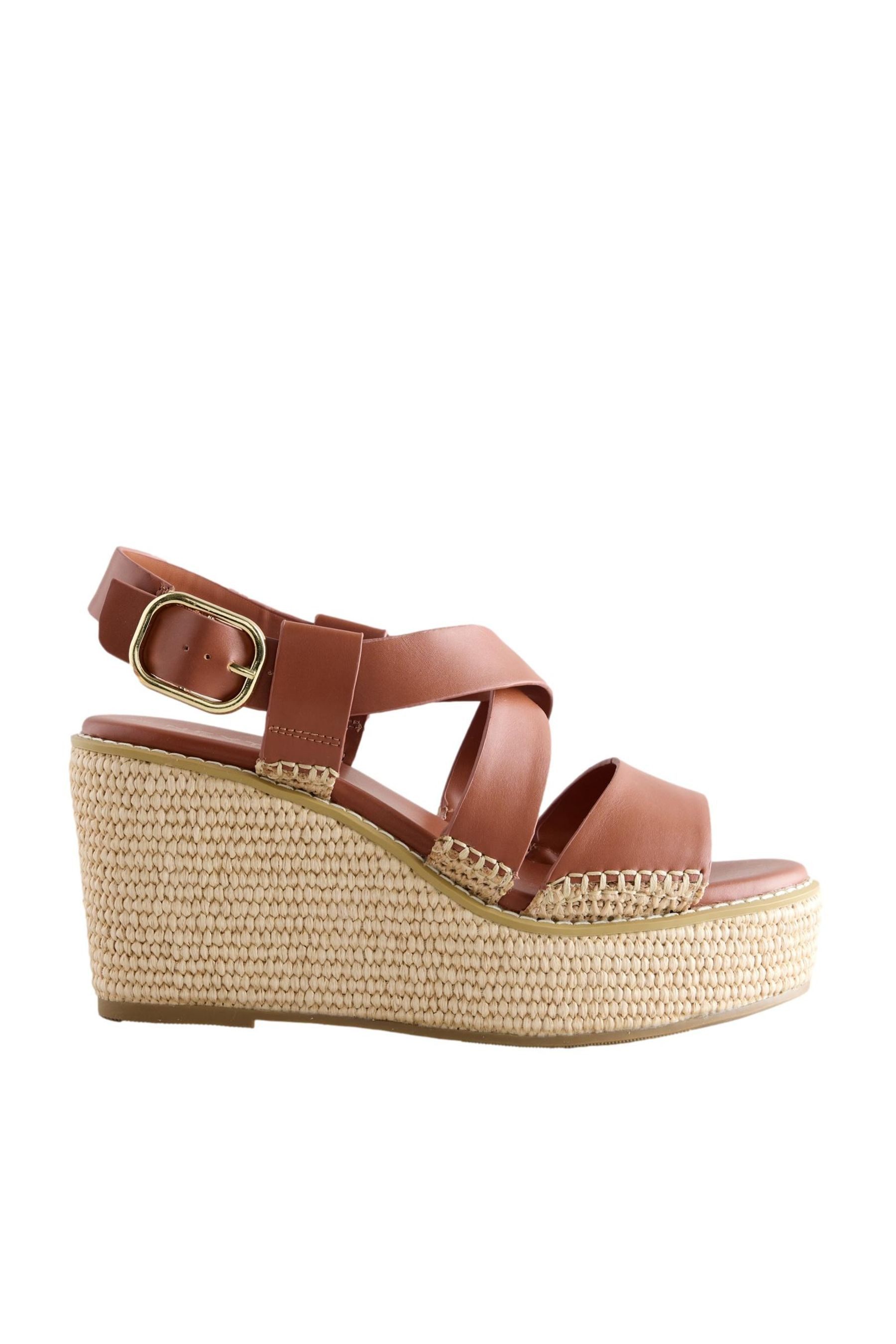 Forever Comfort®? Sandalette aus Raffiabast Keilsandalette