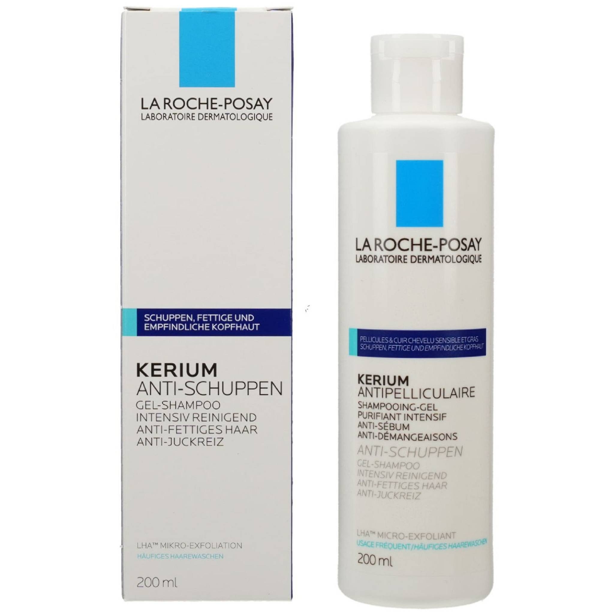 La Roche-Posay Haarshampoo Kerium fettige Haut Gelshampoo
