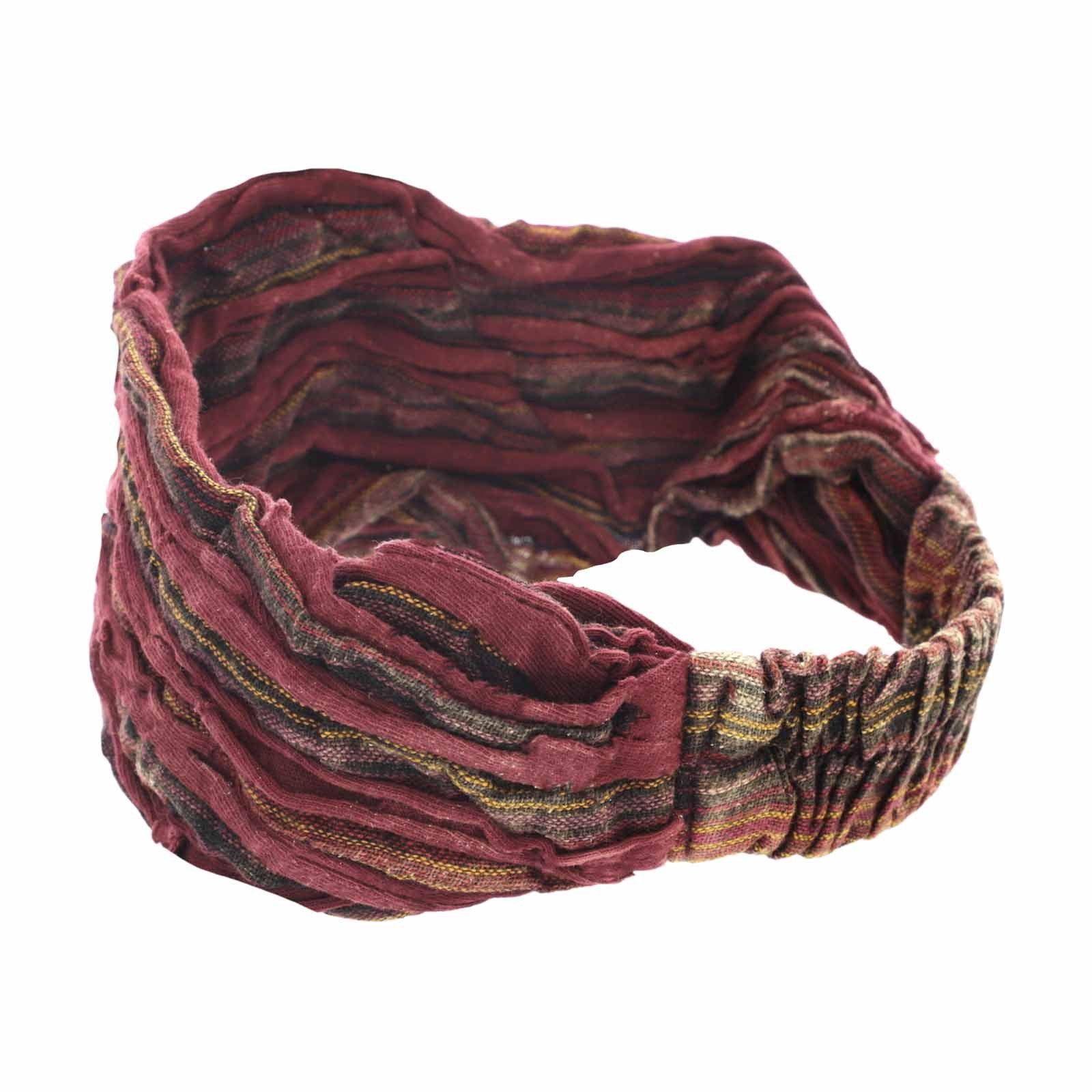 KUNST UND MAGIE Stirnband Unisex Hippie Stonewashed Batik Kopfband Stirnband Yoga Bandana Fair