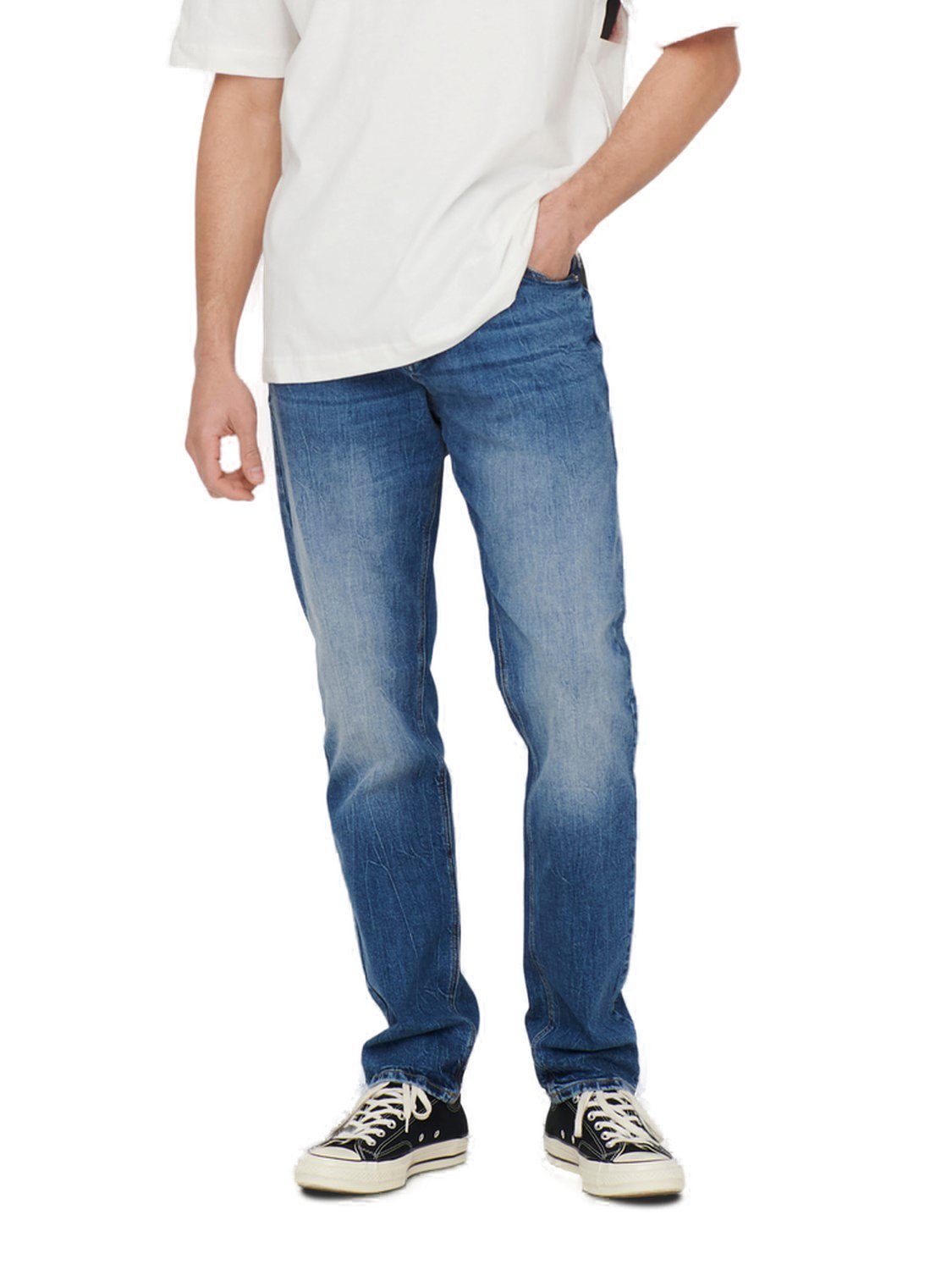 ONLY & SONS Relax-fit-Jeans ONSAVI COMFORT 4935 mit Stretch | Weite Jeans