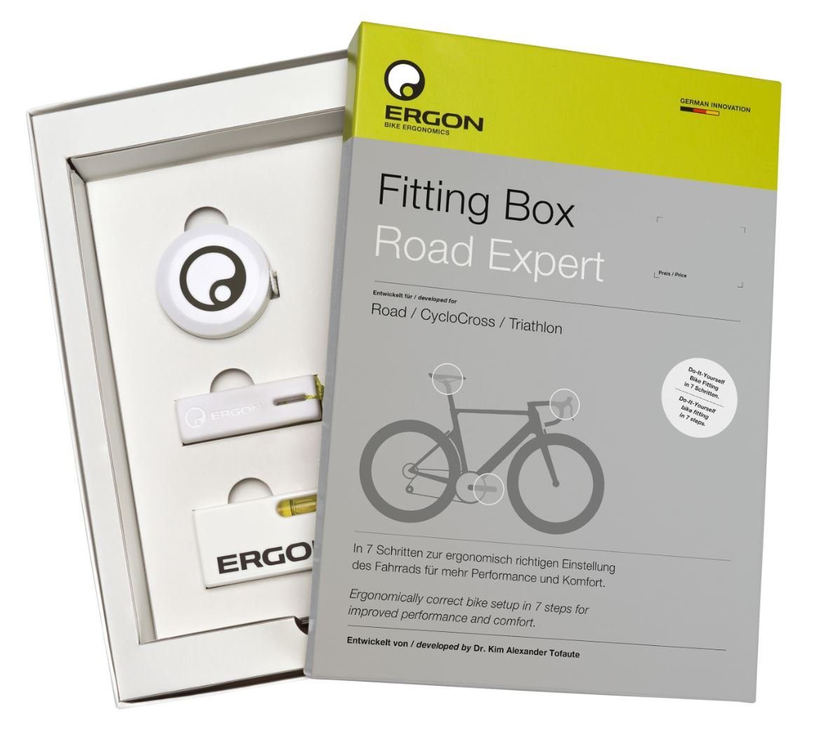 Fahrrad-Montageständer Einstellung Rennrad Gravel Road Expert Fitting Box Ergonomie Ergon Ergon
