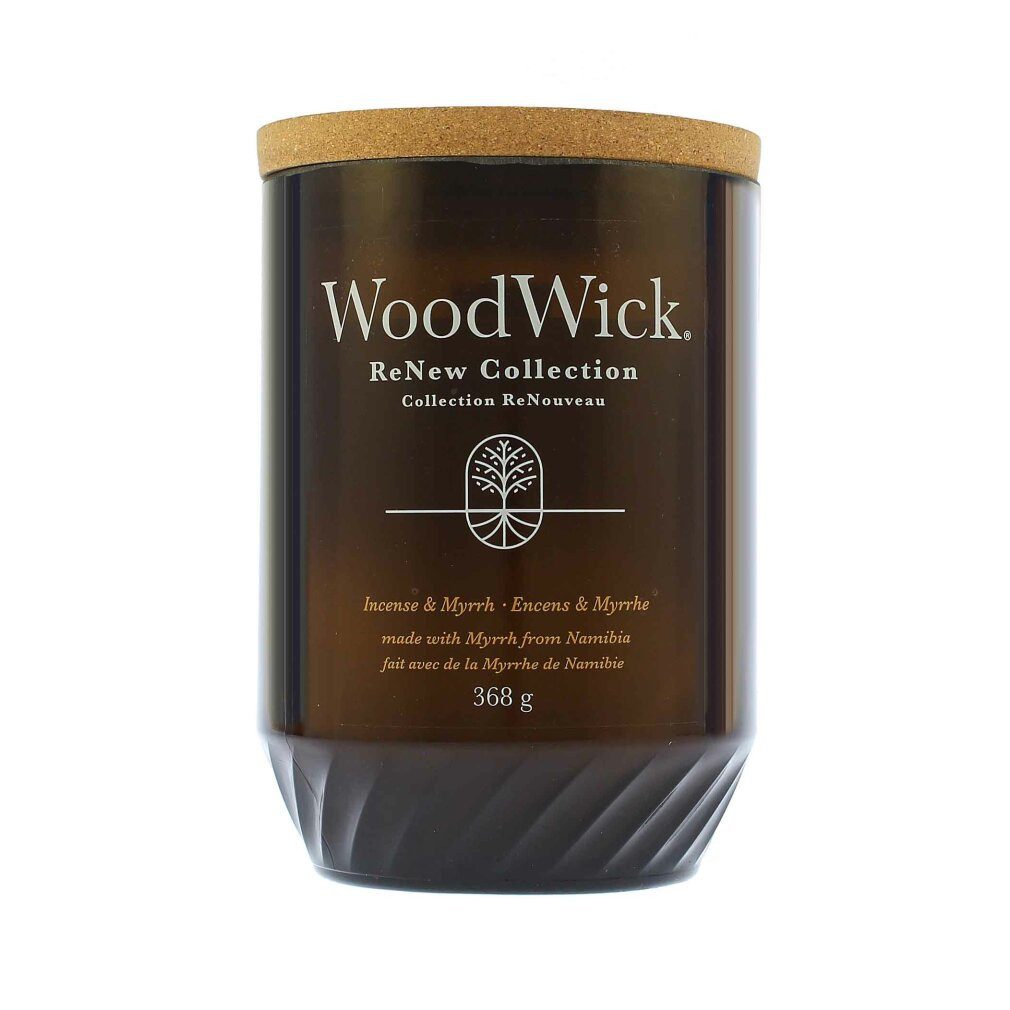 Woodwick Duftkerze WW.ReNew sklo velké/Weihrauch & Myrrhe