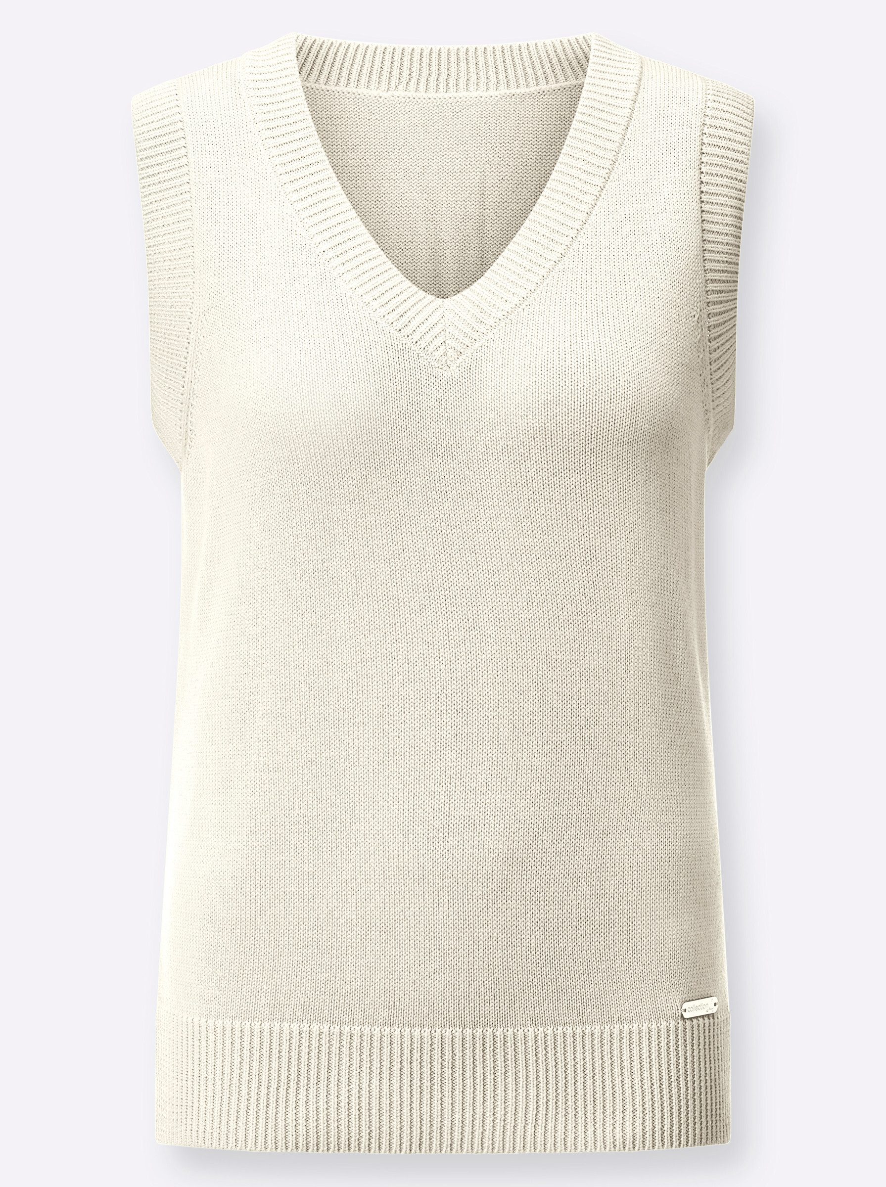 Witt Strickpullover Pullunder Ärmellos Jersey