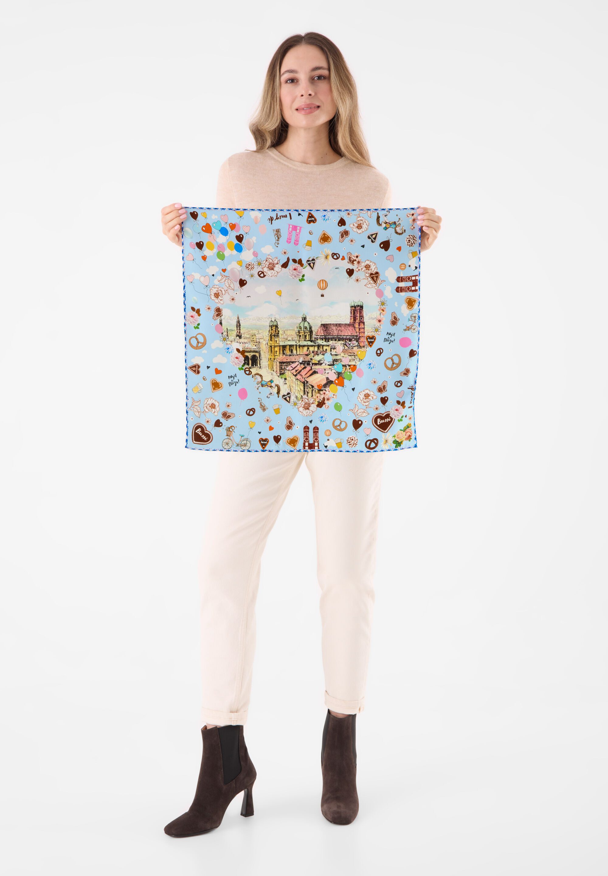 Codello Halstuch, mit typisch bayrischen Oktoberfest-Motiven günstig online kaufen