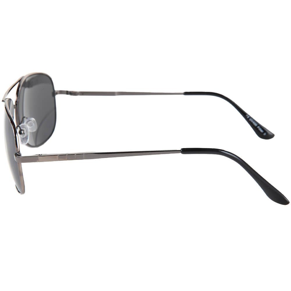 Goodman Design Sonnenbrille Pilotenbrille Fliegerbrille mit und Federbügel Damen Silber/Grau Herren