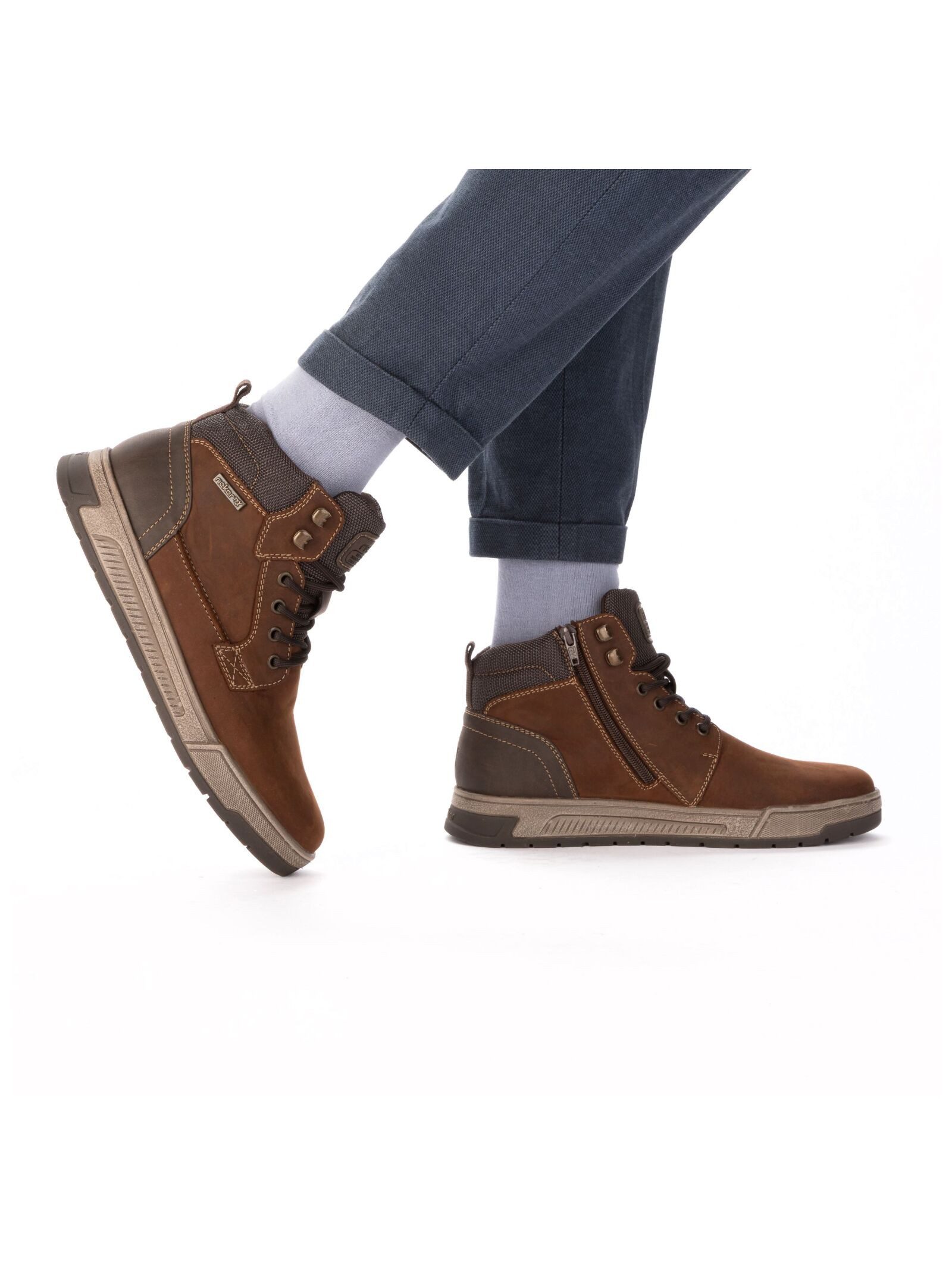 Rieker Rieker Stiefelette Glattleder Schnürstiefelette