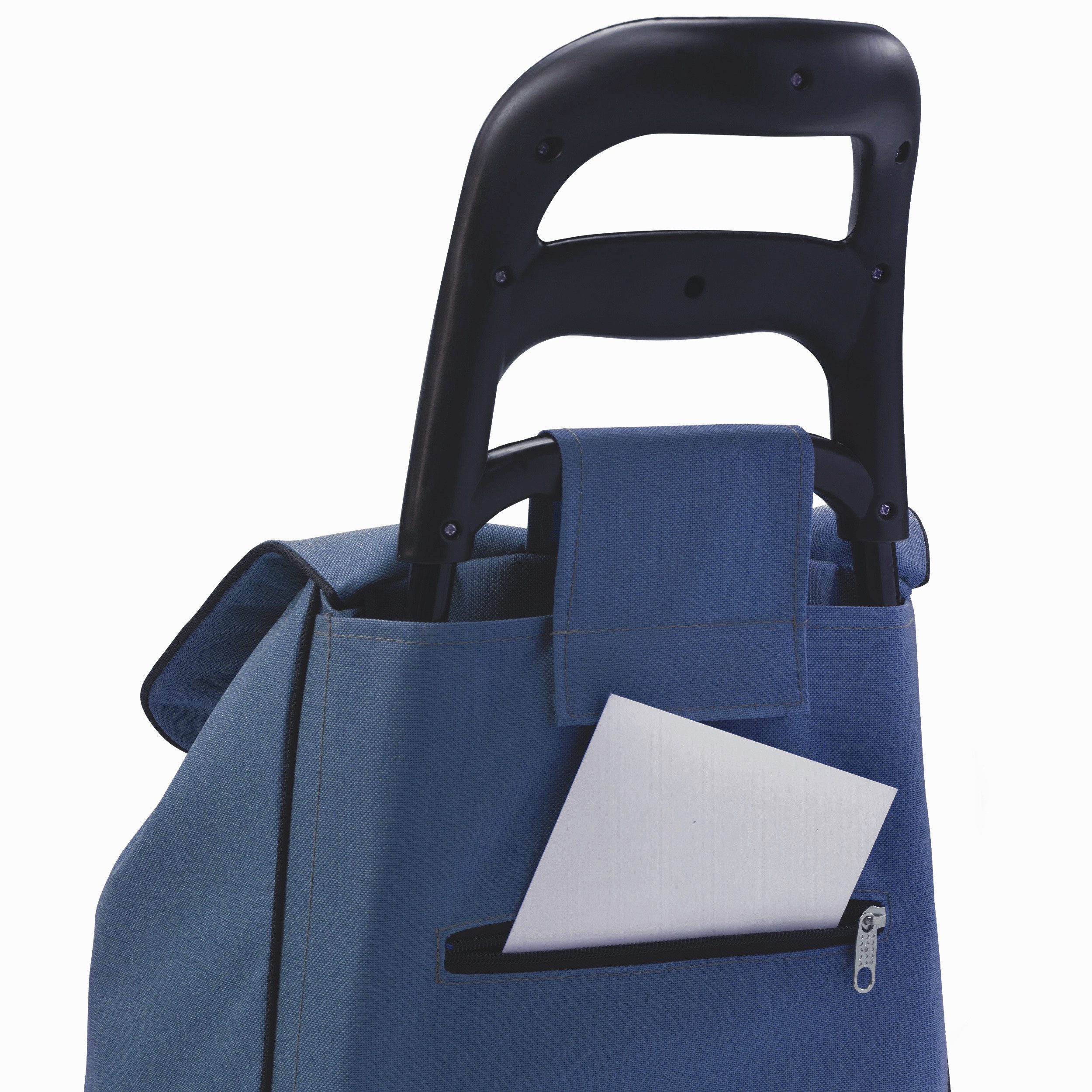 Metaltex Einkaufstrolley Krokus, 50 l, große, isolierende Fronttasche für empfindliche Lebensmittel