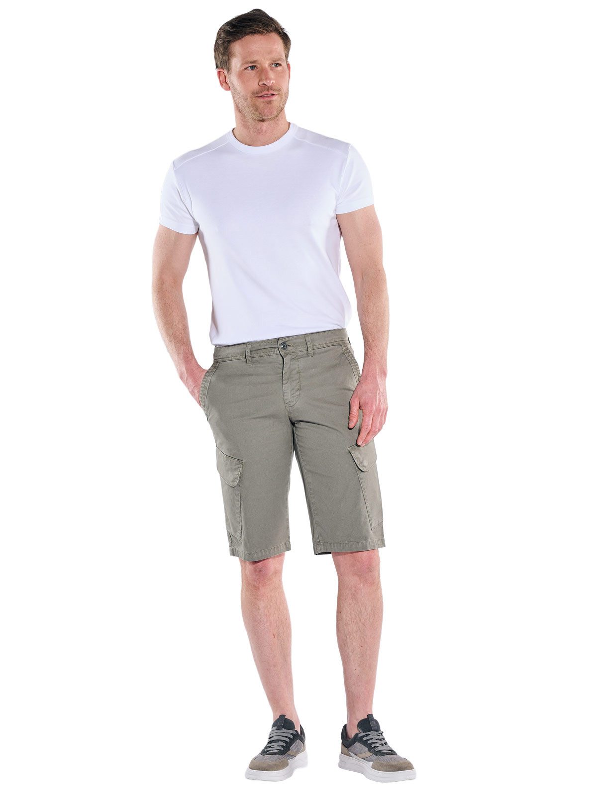 Engbers Cargobermudas Herren Bermuda, Oliv