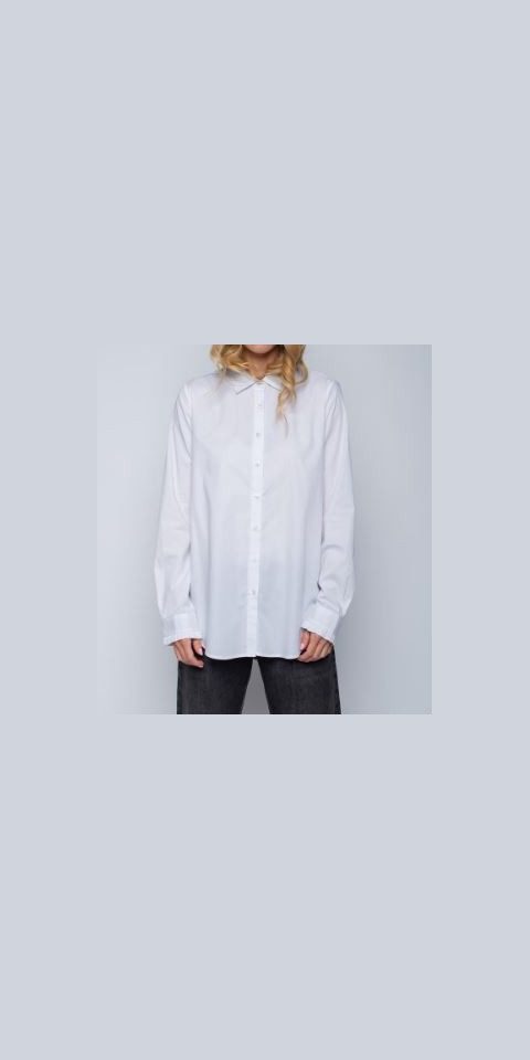 Emily Van Den Bergh Hemdbluse Bluse EMILY VAN DEN BERGH weiß