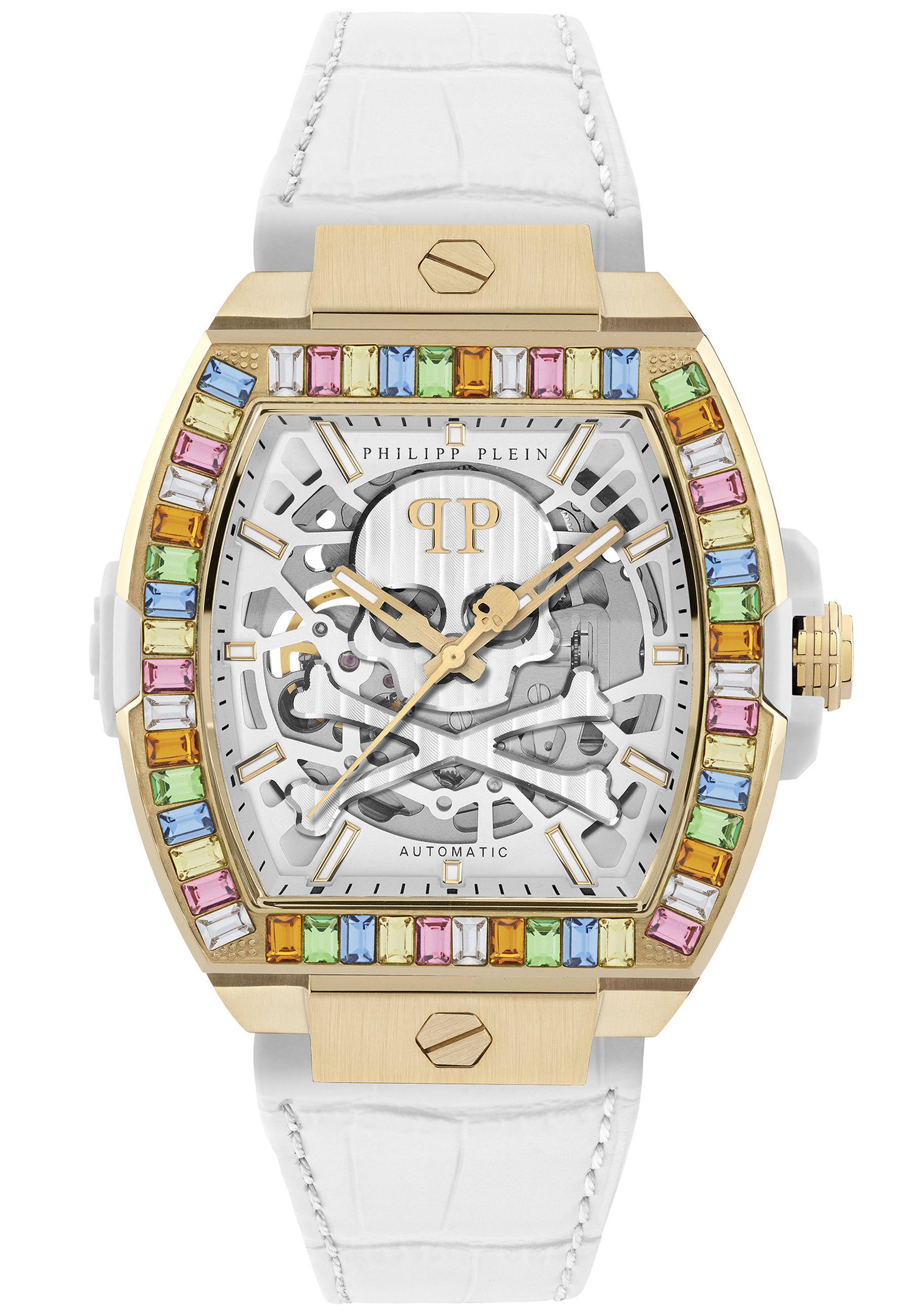 PHILIPP PLEIN Quarzuhr THE SKELETON BAGUETTES, (1-tlg), Mechanisch Automatik