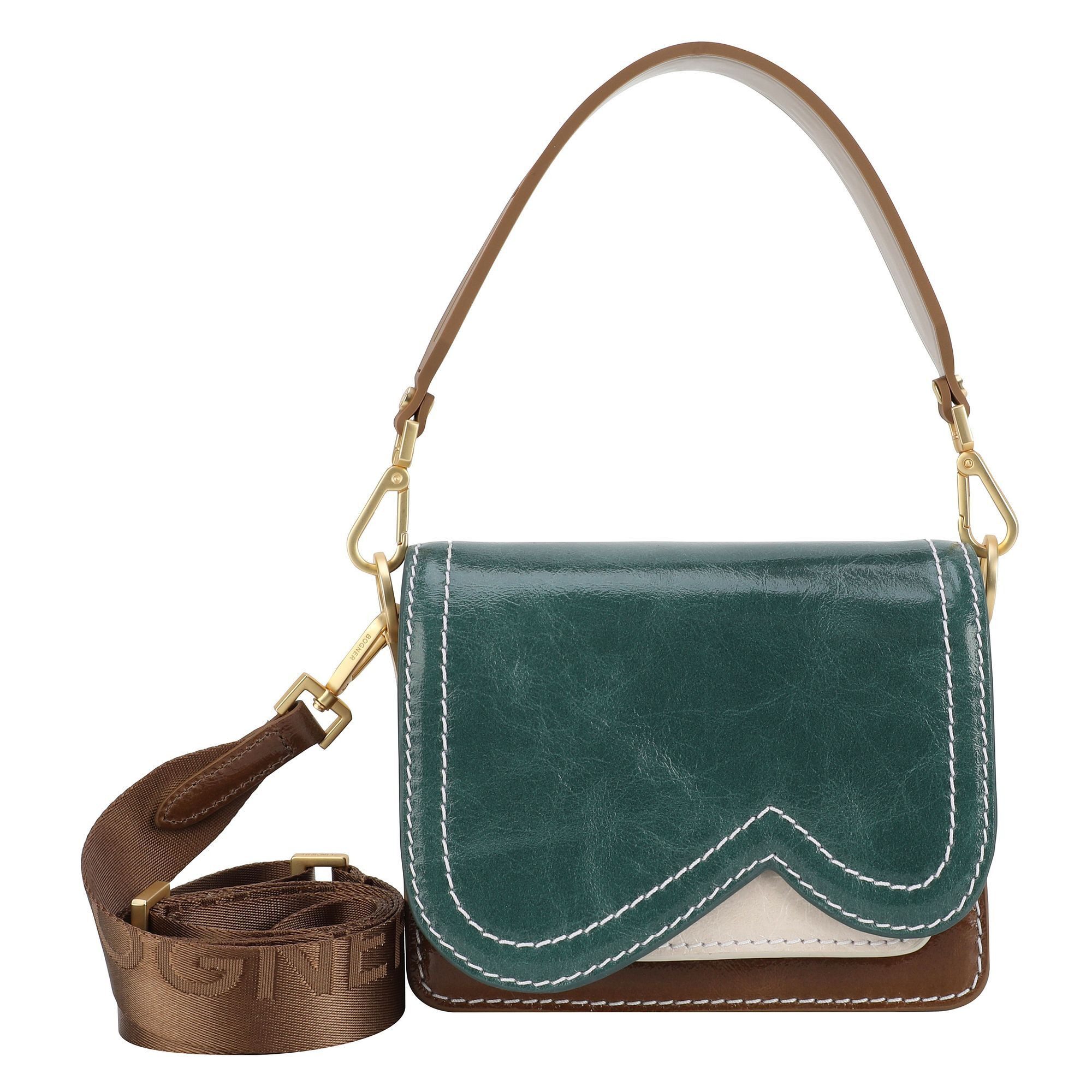 BOGNER Schultertasche Bex, Leder