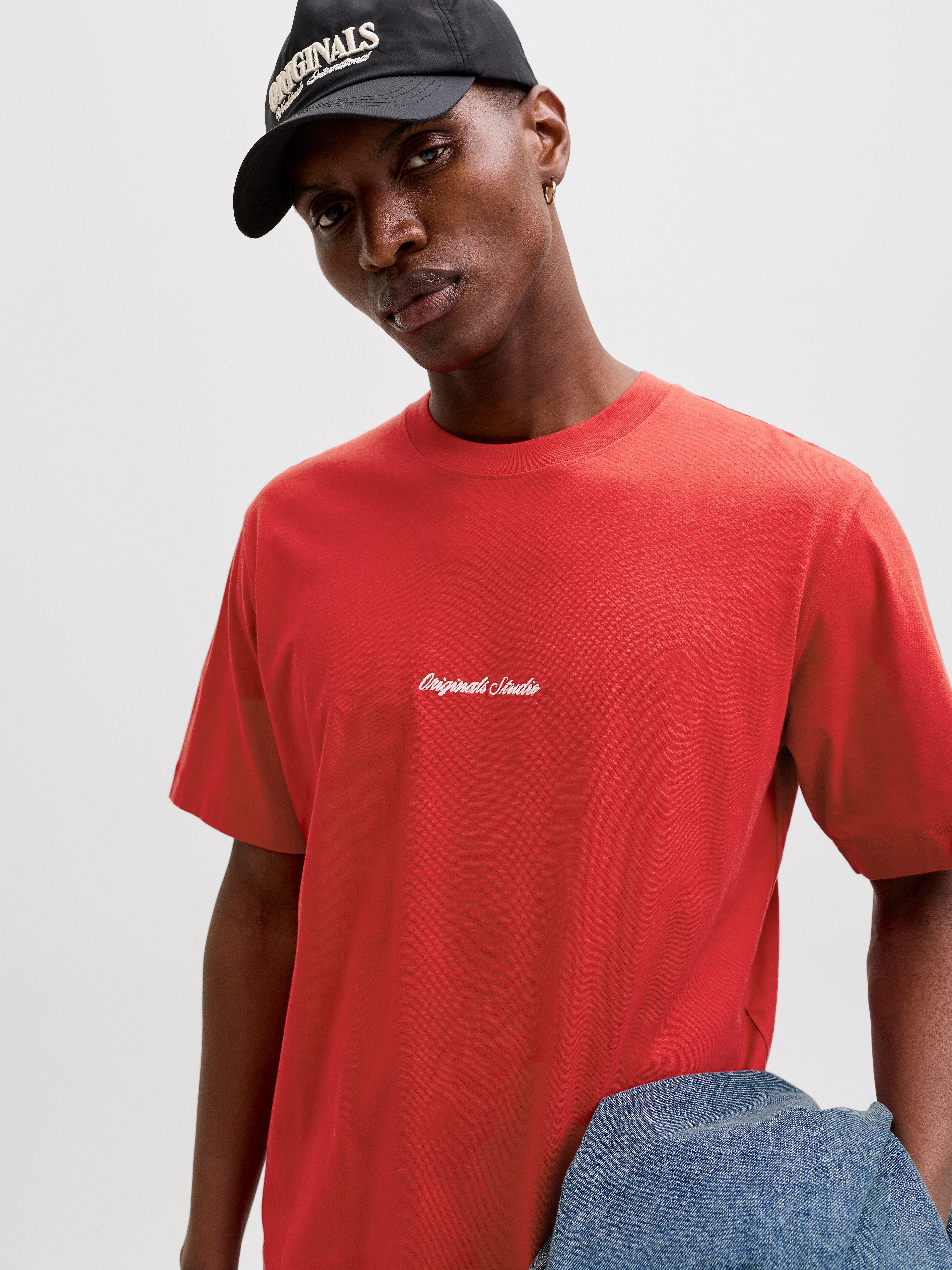 Jack & Jones Kurzarmshirt JORNORREBRO EMB TEE SS CREW NECK NOOS mit Logo Pr günstig online kaufen