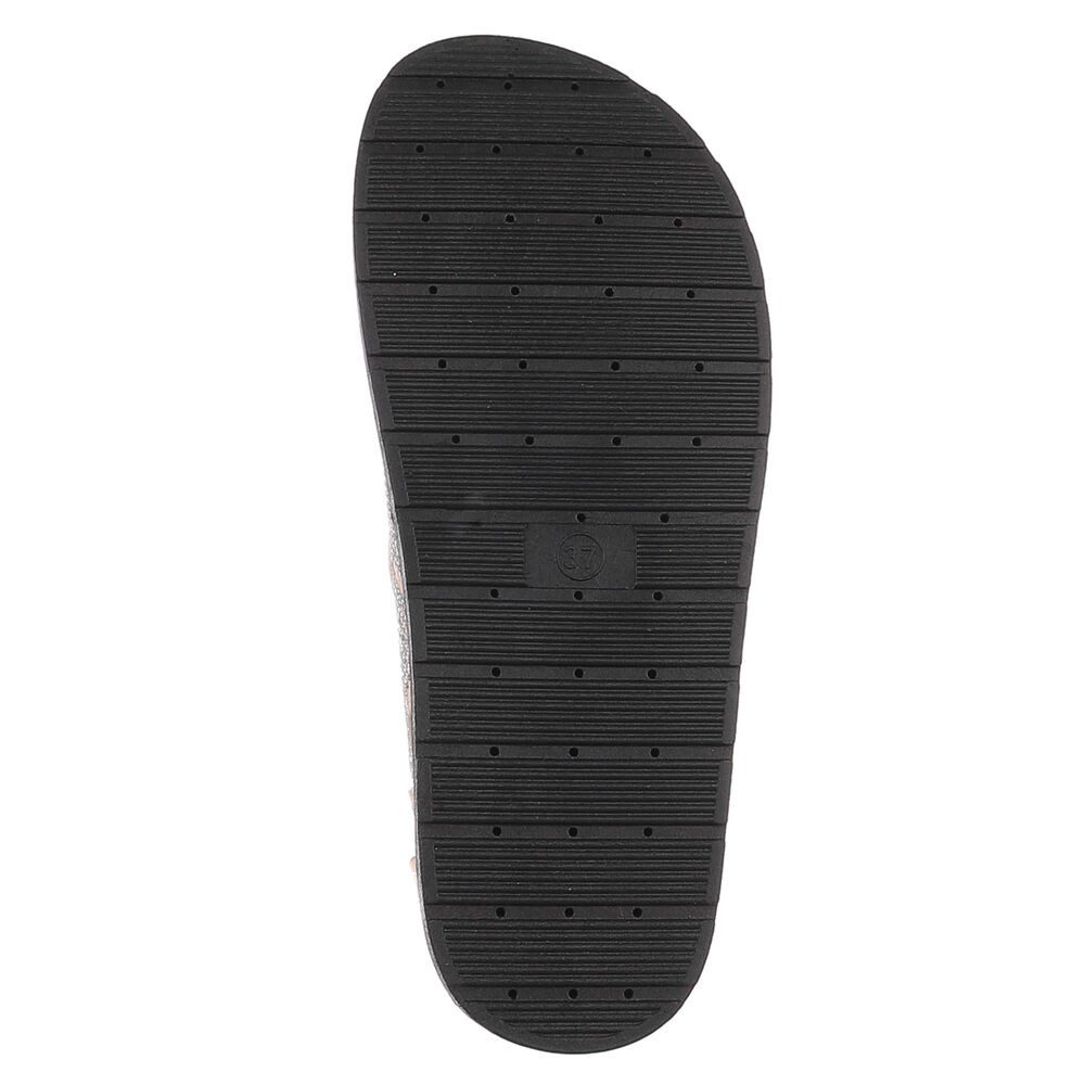 Ital-Design Stylische Damen Sandalen mit Klettverschluss und Komfort Riemchensandalette (89542582) Flach Plateausandaletten in Schwarz