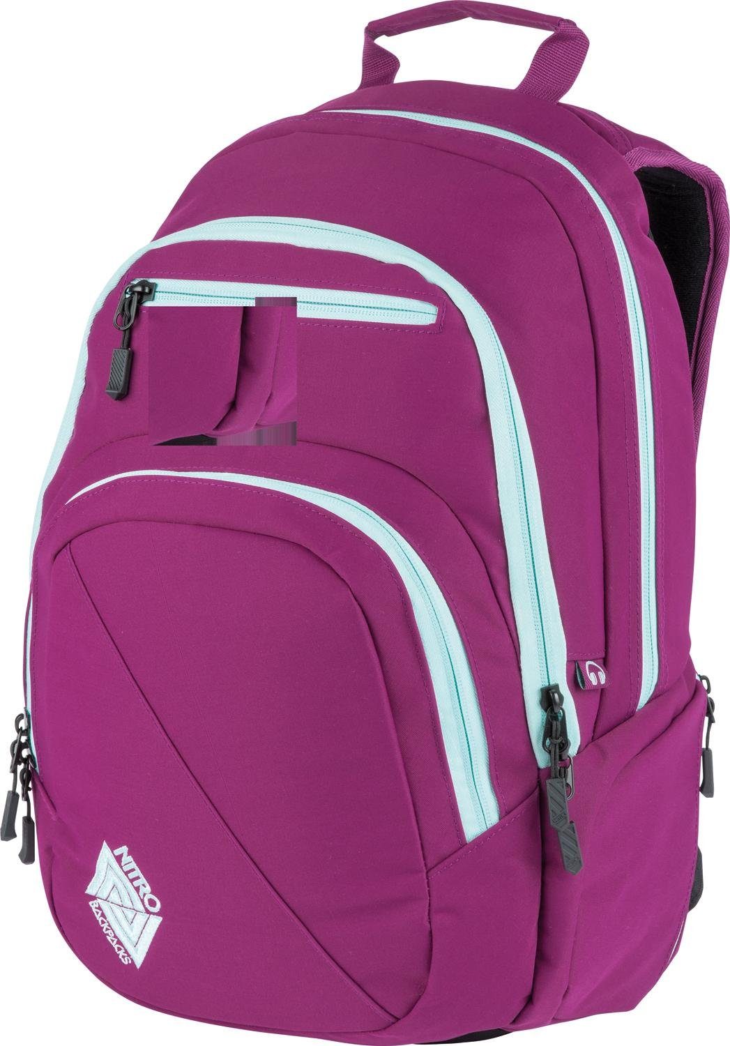 29, Pink Grateful Stash gratef.pink Schulrucksack NITRO