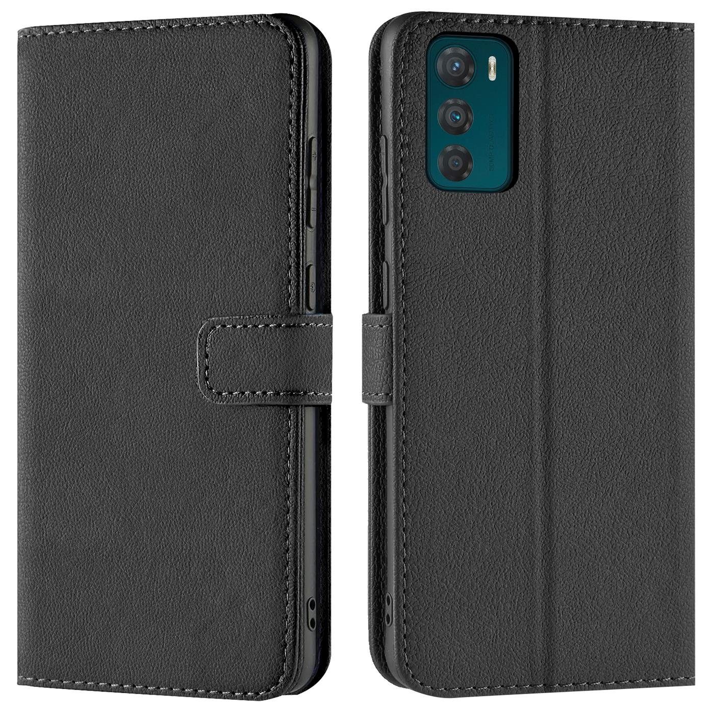 CoolGadget Handyhülle Wallet Klapp Tasche Book Case für Motorola Moto G42 6,4 Zoll, Hülle Klapphülle Flip Cover Etui Schutzhülle