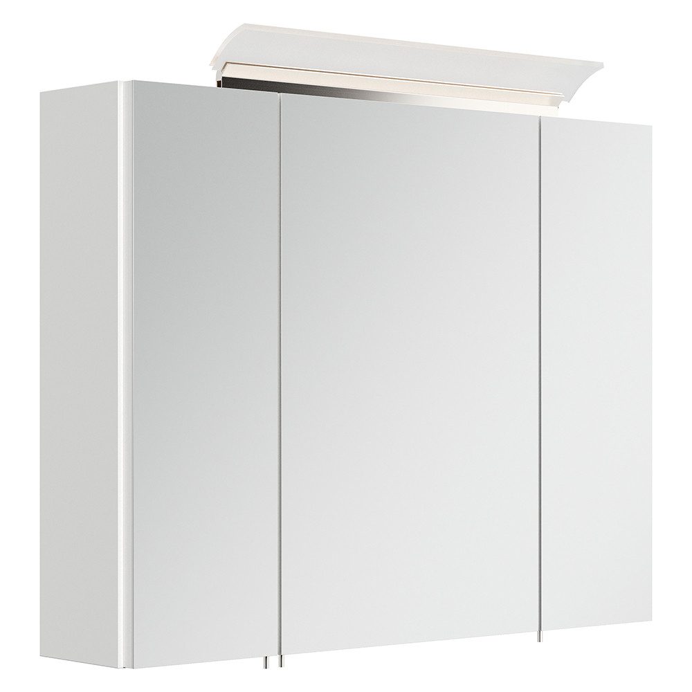 Lomadox Spiegelschrank BATLEY-02 80cm breit, weiß günstig online kaufen