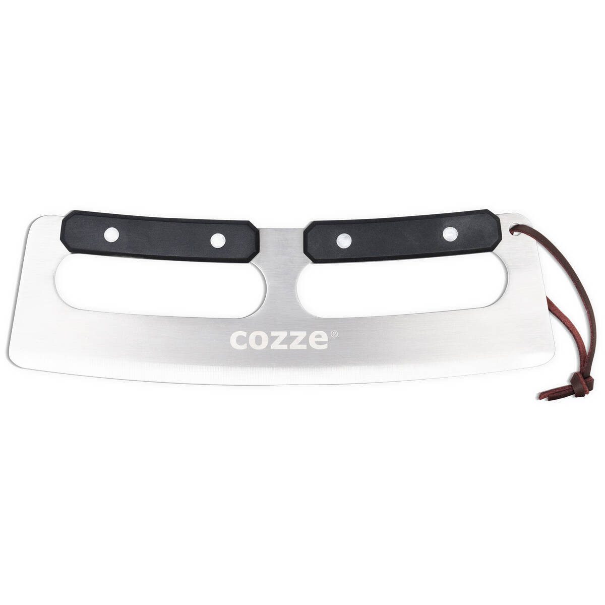 COZZE Pizzaschneider Pizzaschneider L32, rostfreier Stahl, Doppelgriff, 32 cm Klinge