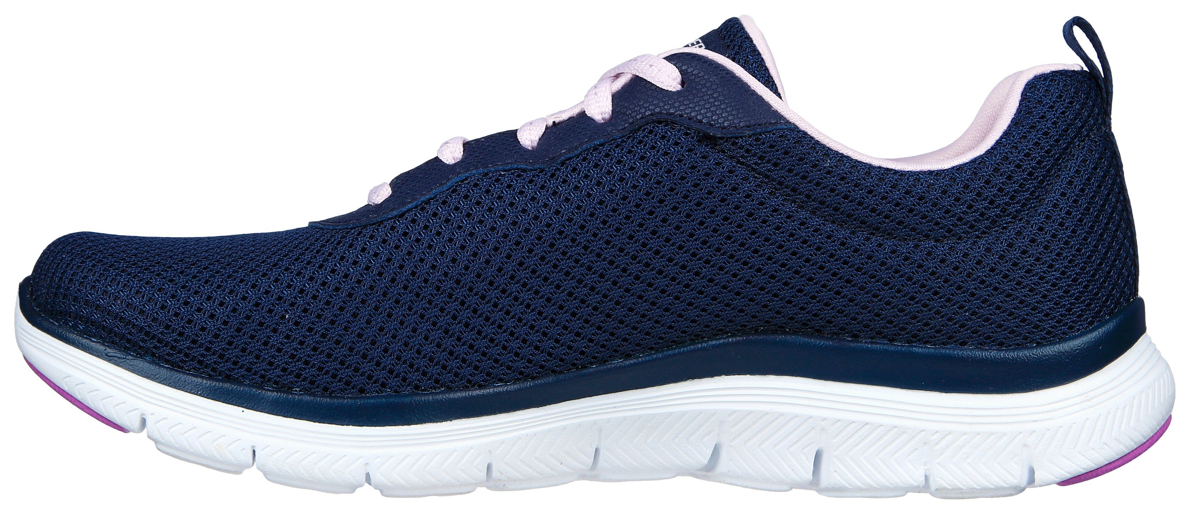 Skechers FLEX APPEAL 4.0 BRILLINAT VIEW Sneaker Freizeitschuh, Halbschuh, Schnürschuh mit Air Cooled Memory Foam – Bild 4 von 4