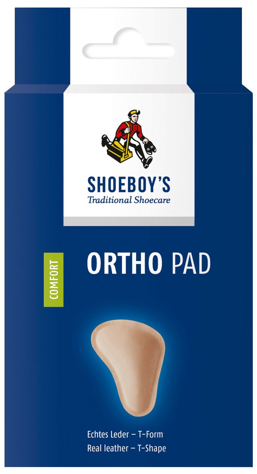 Shoeboys Pelotte Ortho T-Form Pad in - T-Shape Pelotte