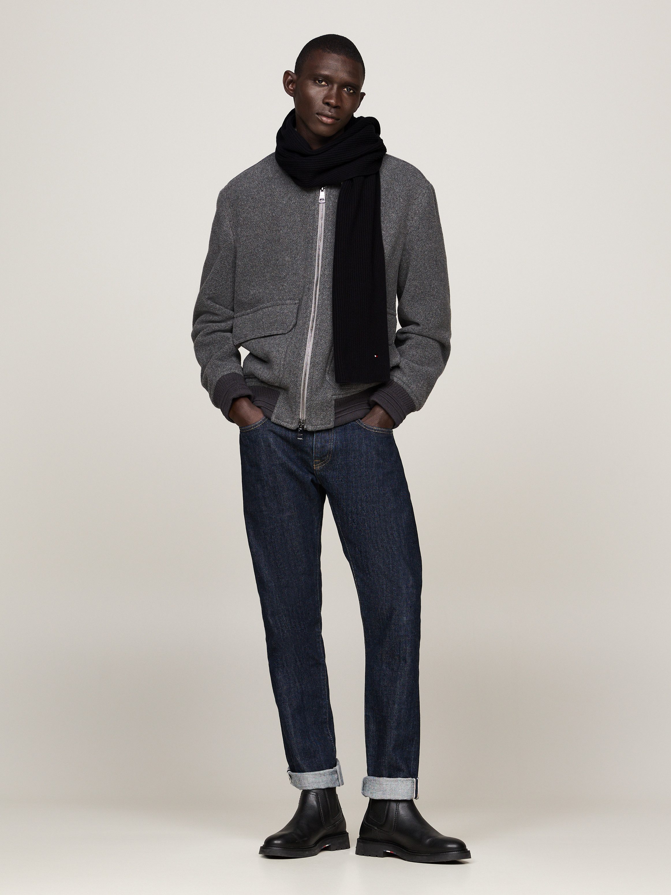 Tommy Hilfiger Strickschal TH FLAG PIMA günstig online kaufen