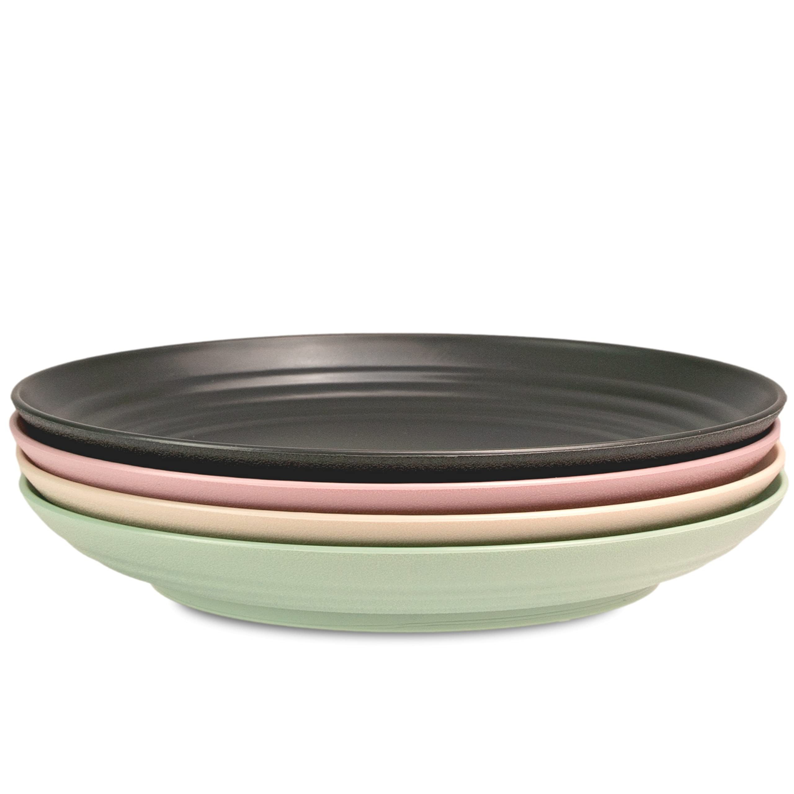 Salatteller Camping Tellerset (4 x ø25cm, 4-farbig)