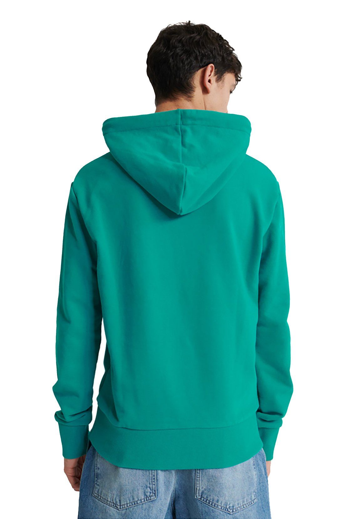 Superdry Sweater Superdry Sweater Herren SCRIPT CLASSIC HOOD Lapis günstig online kaufen