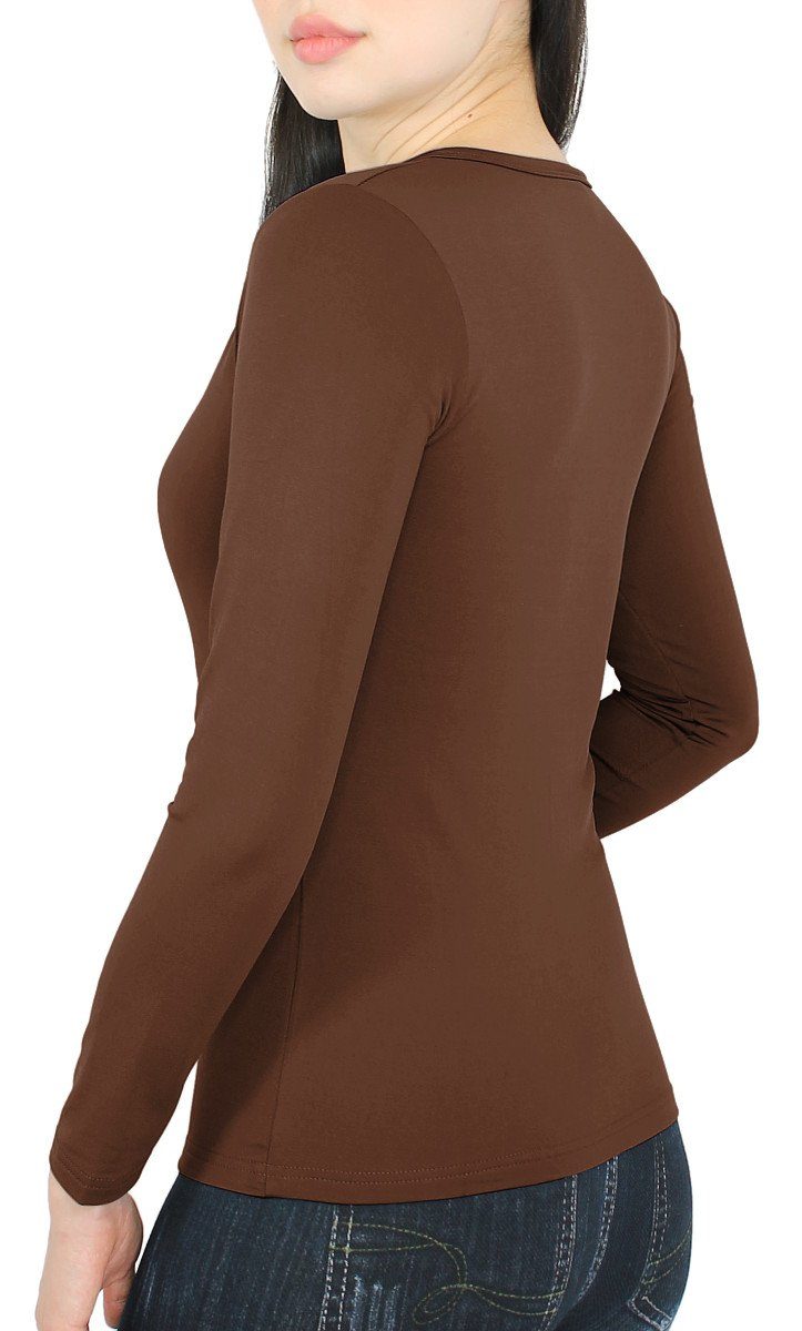 dy_mode Thermohemd Damen Thermo Langarmshirt Thermoshirt günstig online kaufen