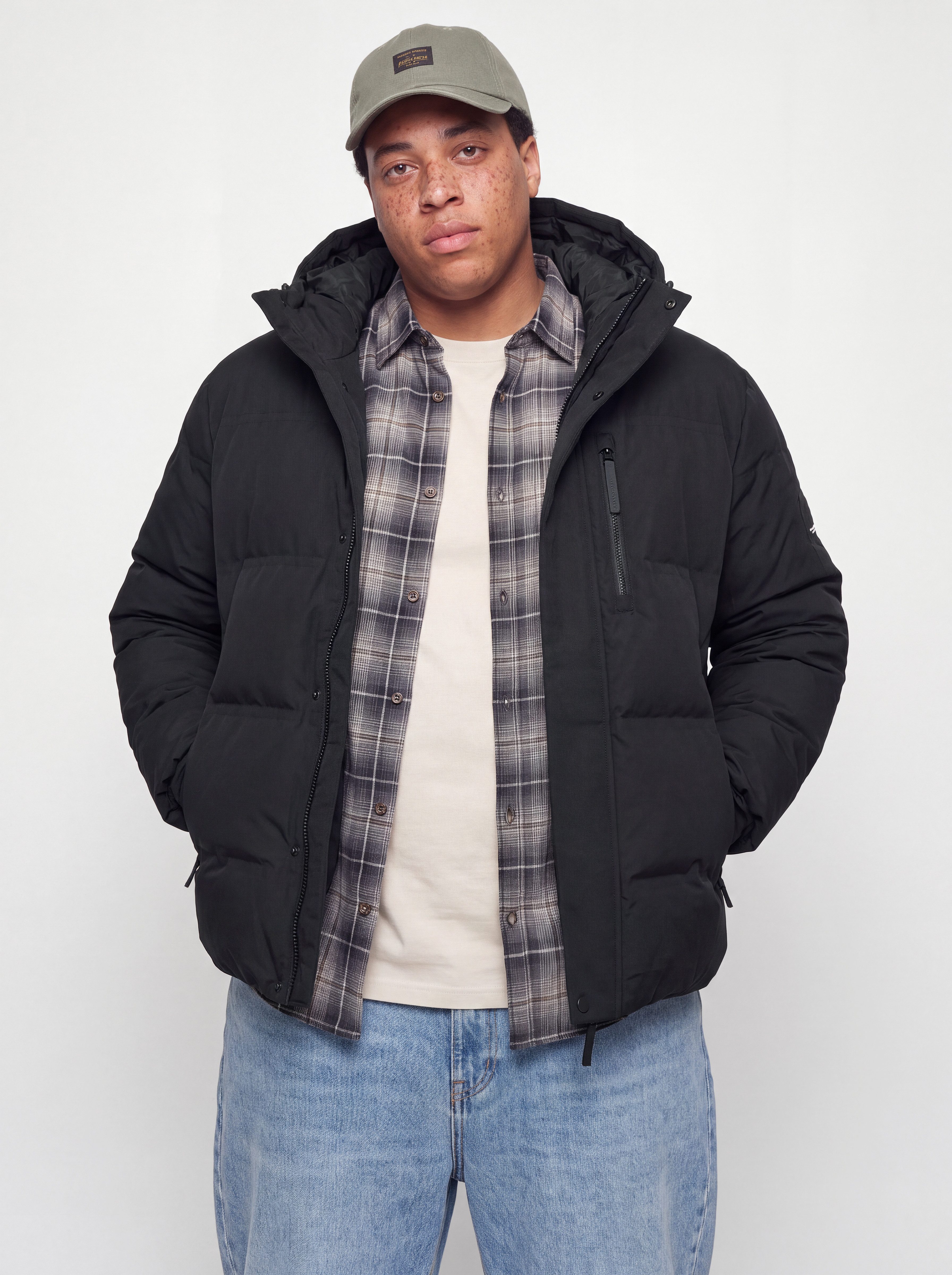 Jack & Jones PlusSize Steppjacke JCOTRACE ALPHA PUFFER JACKET PLS Kunstfaser, regular fit
