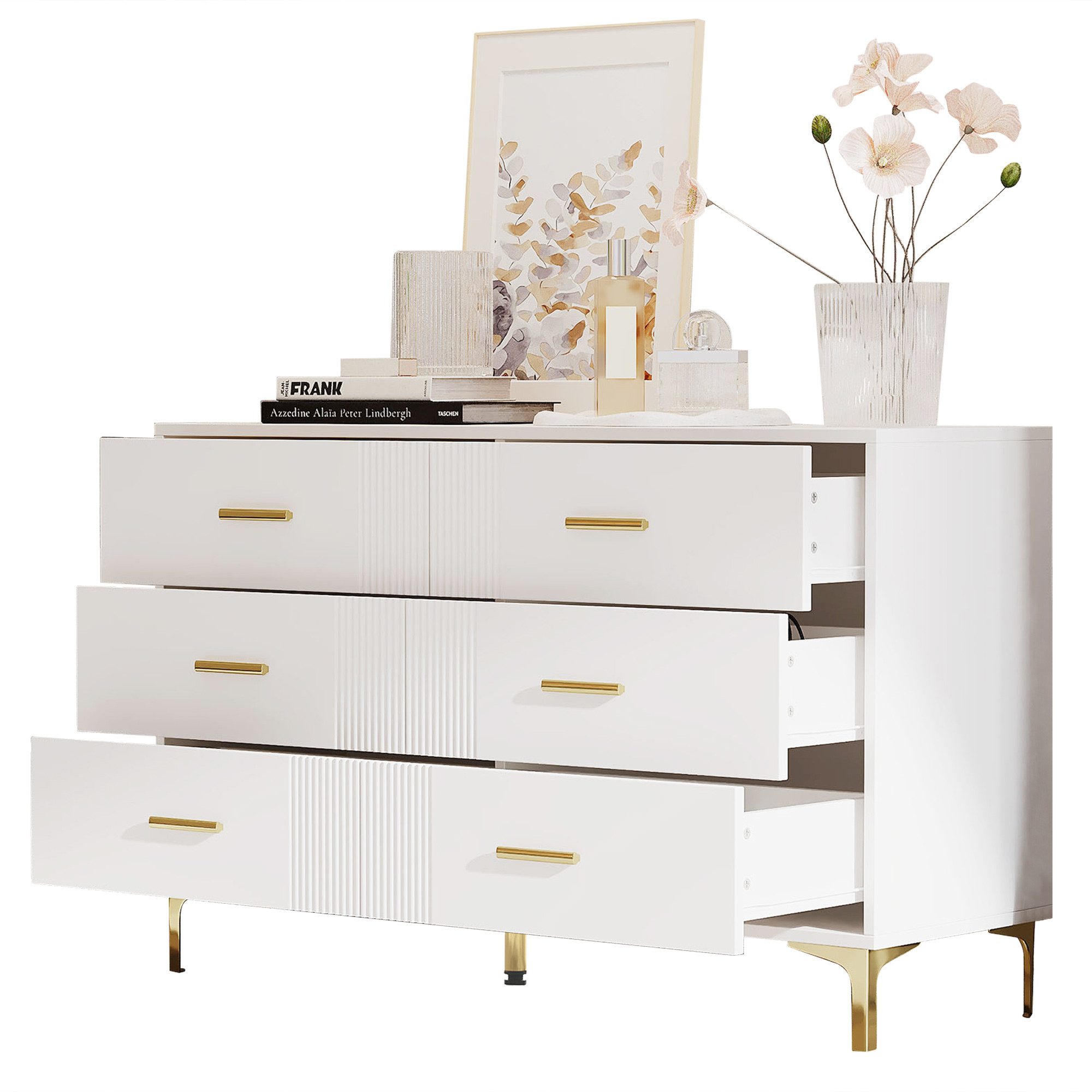 Refined Living Sideboard Kommode mit 6 günstig online kaufen
