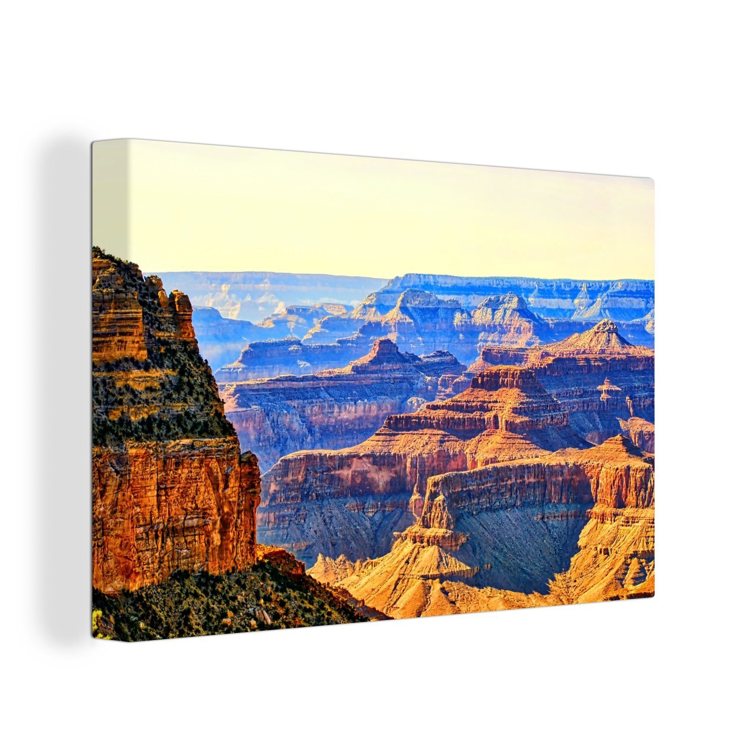 OneMillionCanvasses® Leinwandbild Grand Canyon, (1 St), Wandbild Leinwandbilder, Aufhängefertig, Wanddeko, 30x20 cm